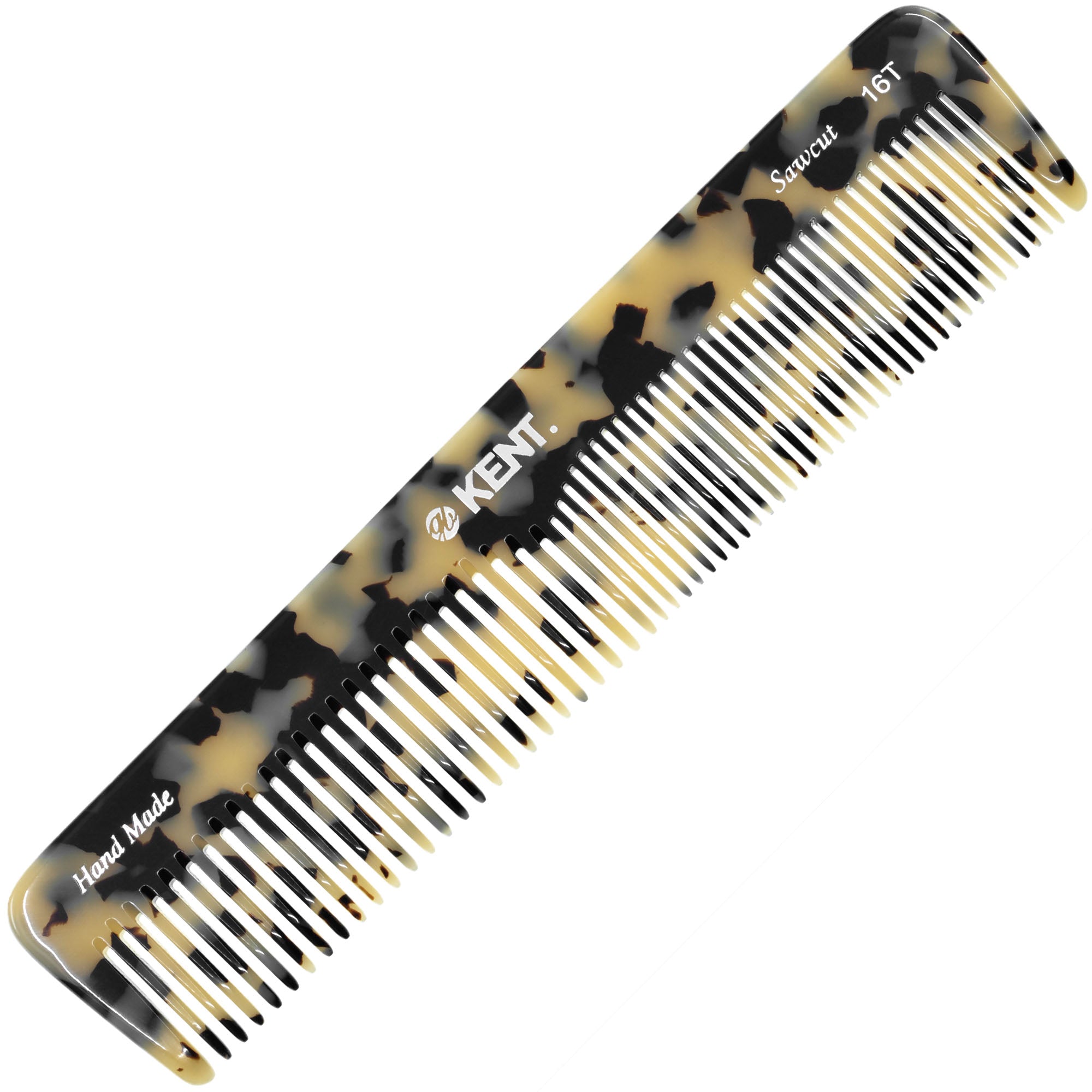 7.2" Handmade Fine and Wide Tooth Detangling Comb