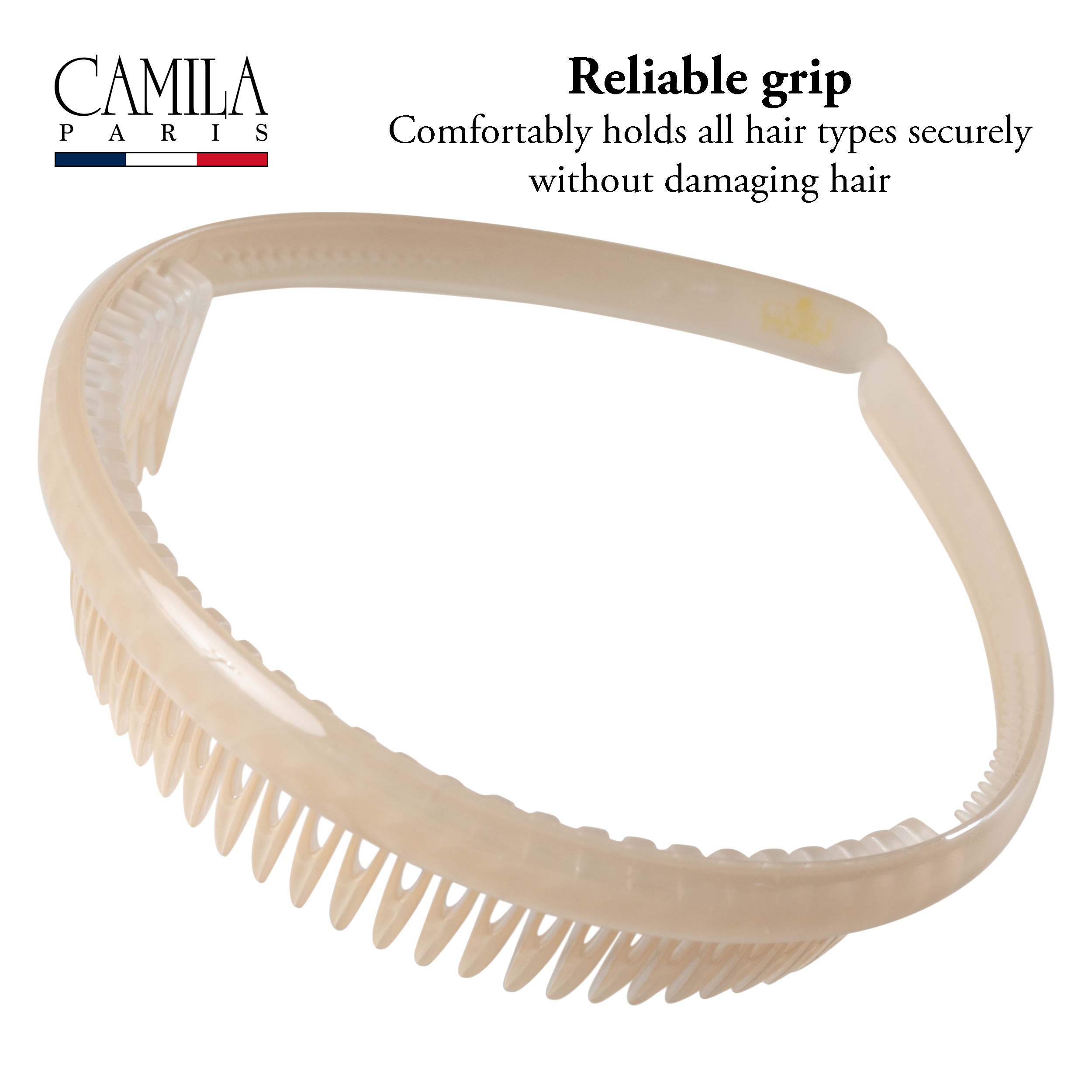 Camila Paris Headband Tooth Comb Flexible