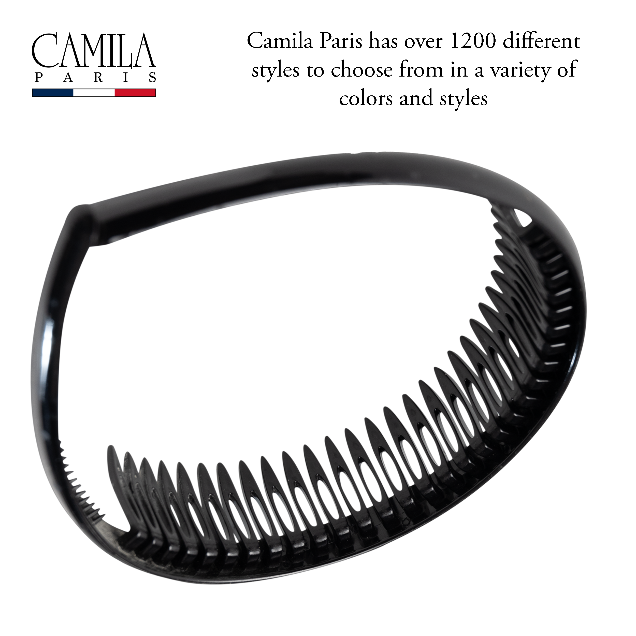 Camila Paris Headband Tooth Comb Flexible