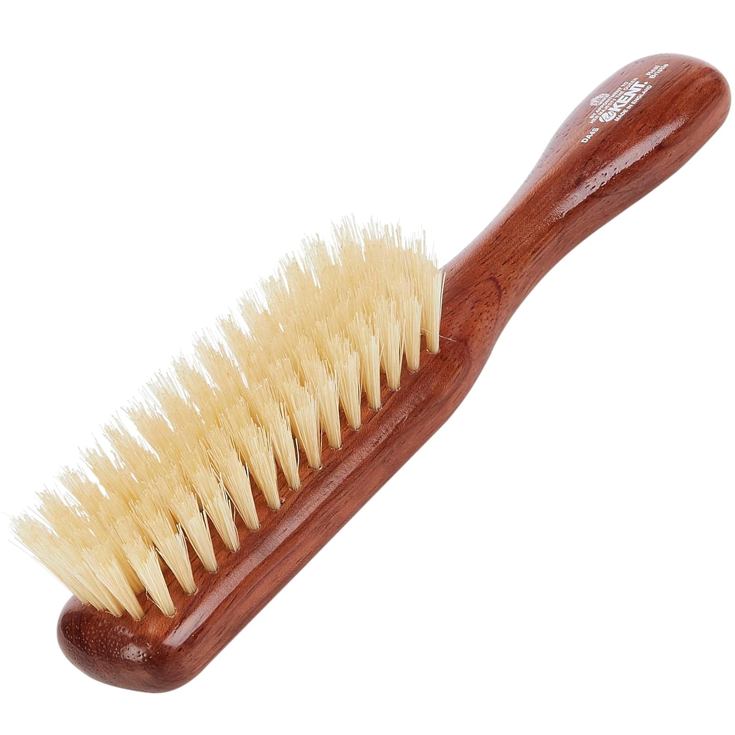 Ladies Finest Soft White Boar Bristle Darkwood Narrow Hair Brush
