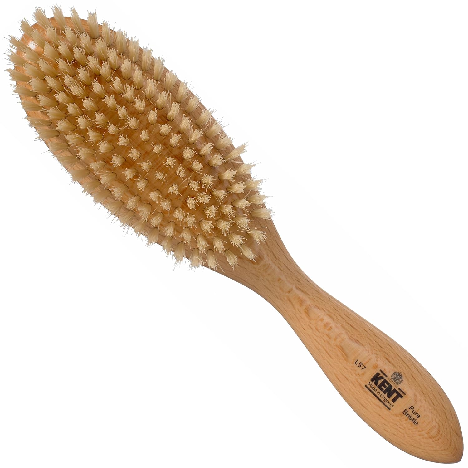 Ladies Finest White Boar Bristle Oval Dual Wood Hair Brush