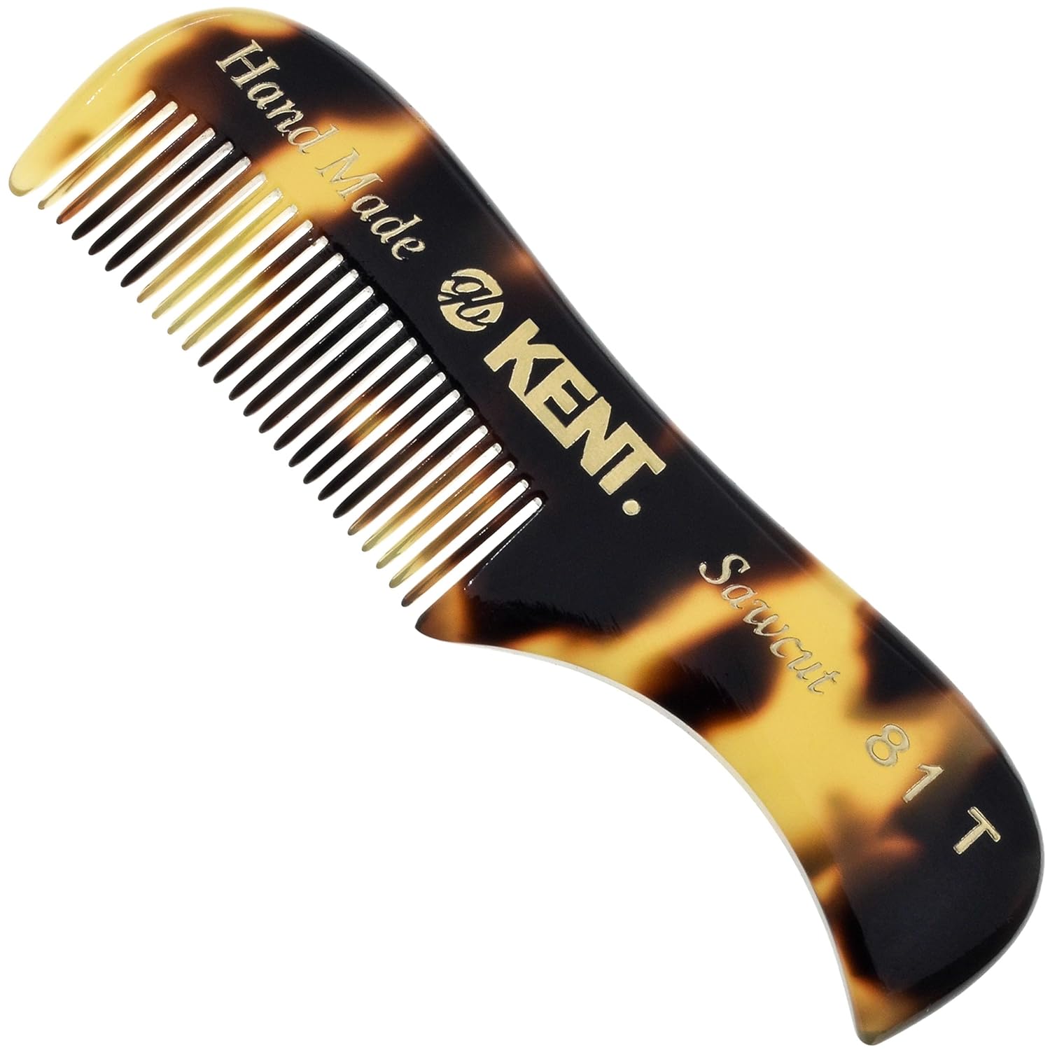 2.75" Handmade Fine Tooth Beard and Mustache Comb