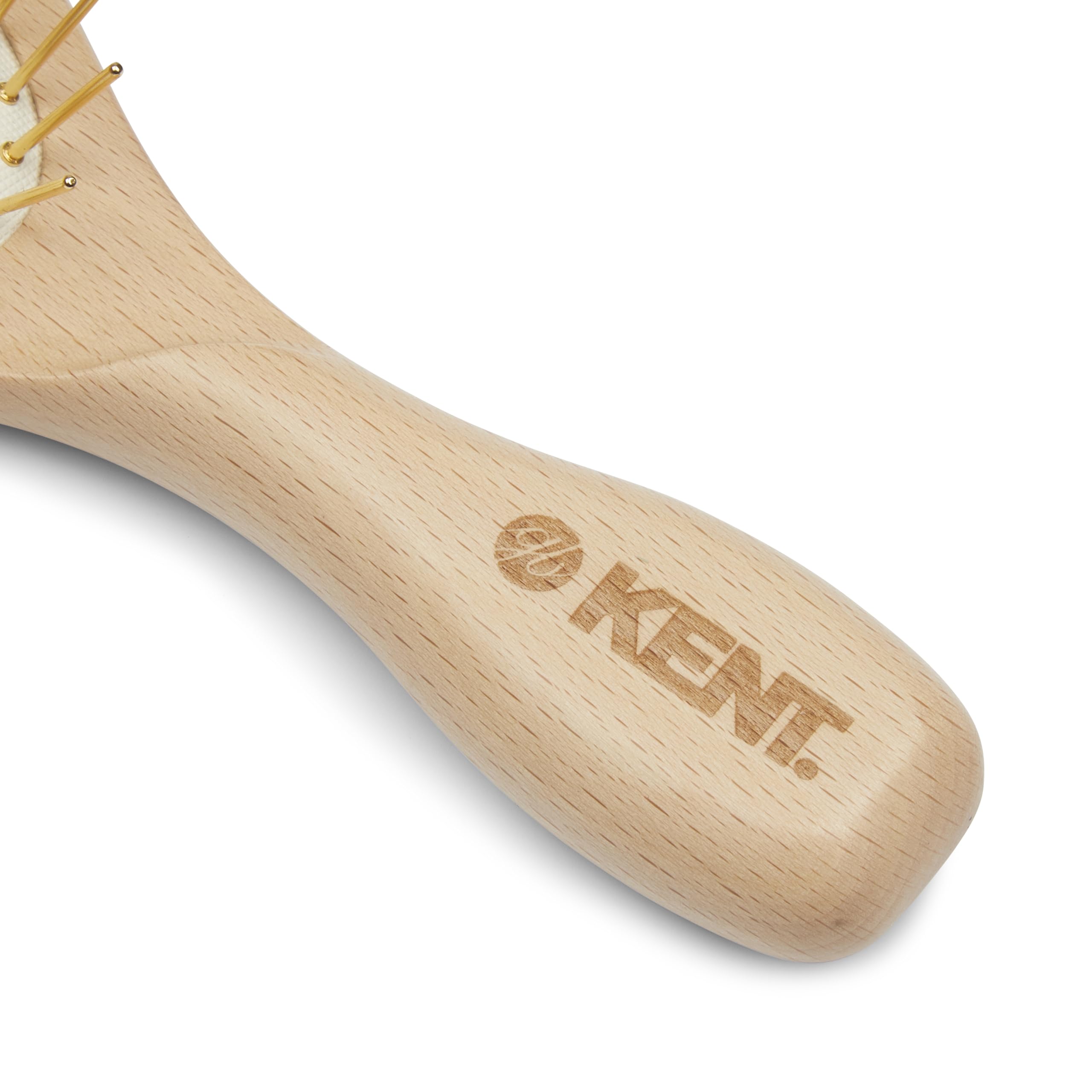Kent ZZ Gold Plated Pin Rubber Cushion Detangling Brush — Limited Edition