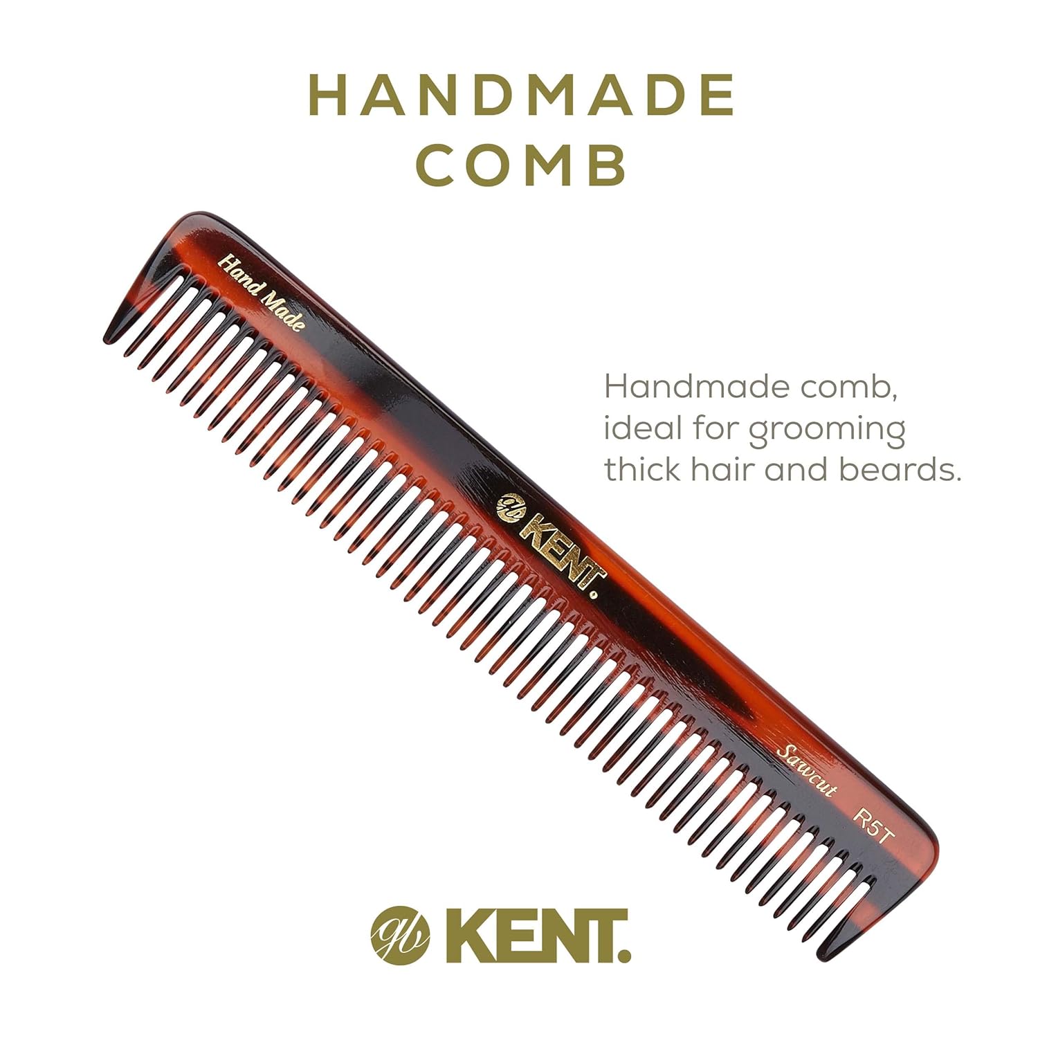 6.7" Limited Edition Handmade Wide Tooth Detangling Comb