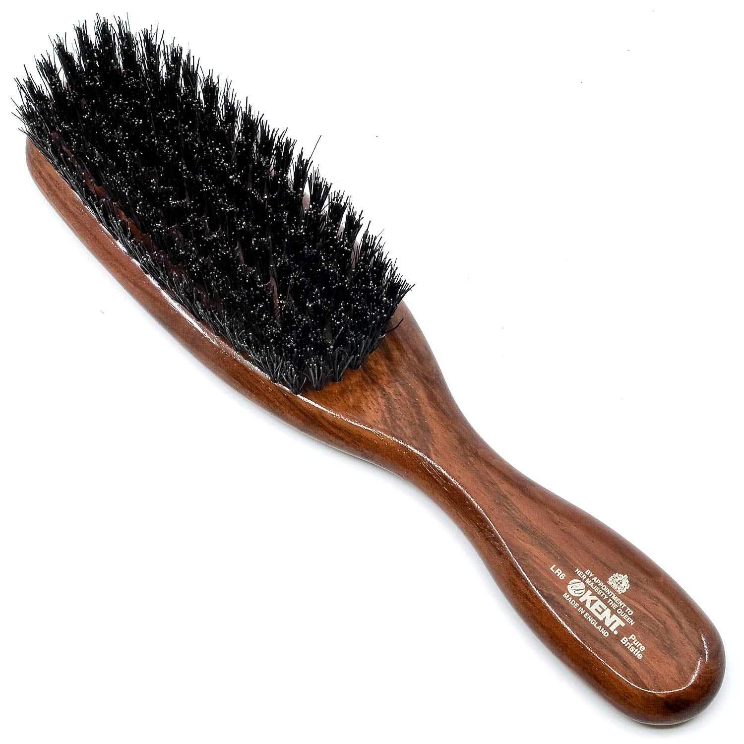 Ladies Finest Black Boar Bristle Narrow Hair Brush