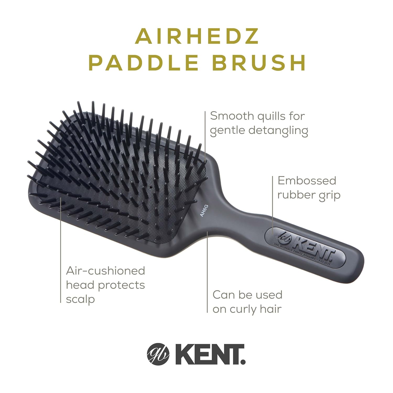 Airhedz "Phat Pin" Large Paddle Hair Brush