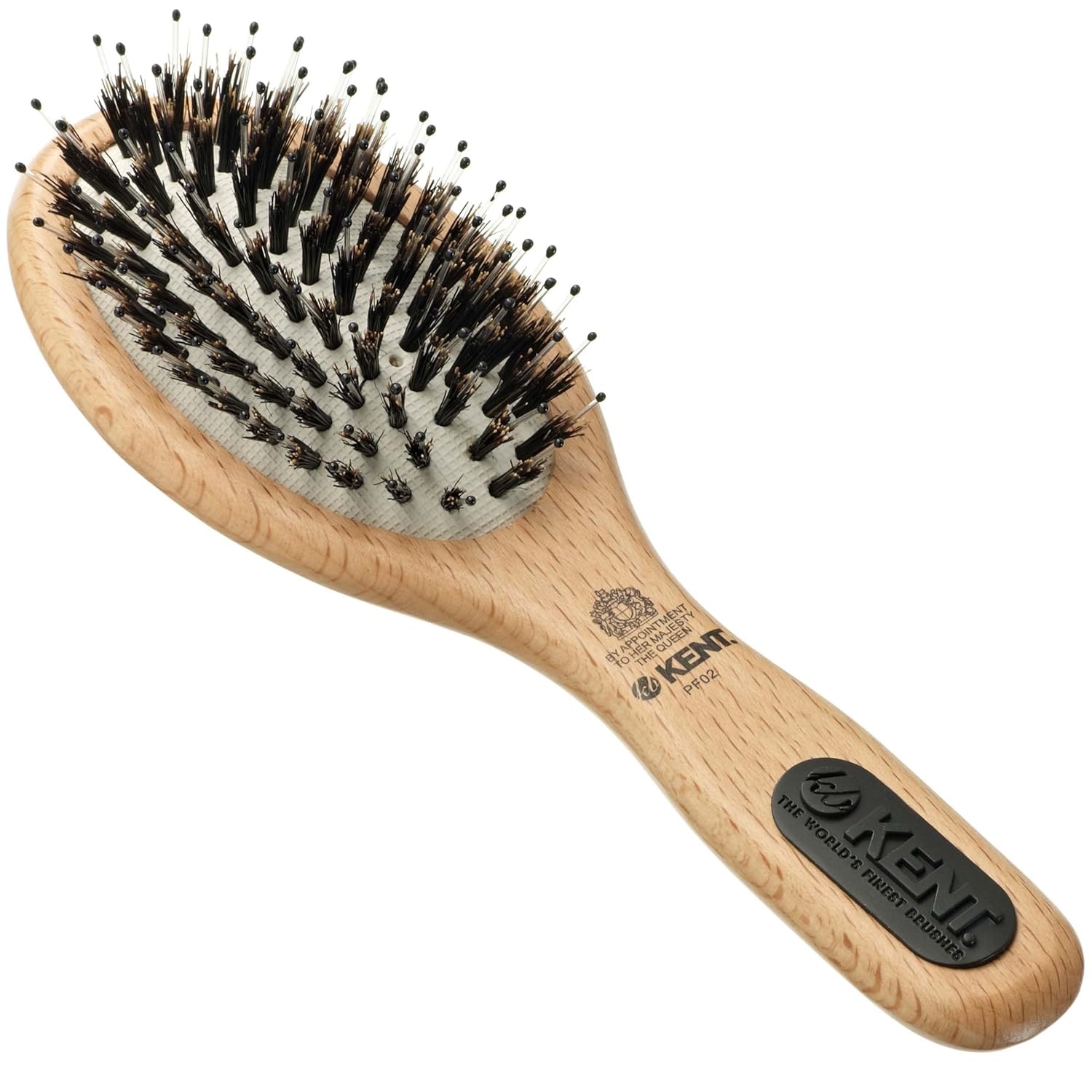 "Perfect For" Nylon Bristle and Boar Bristle Travel Size Smoothing Hair Brush