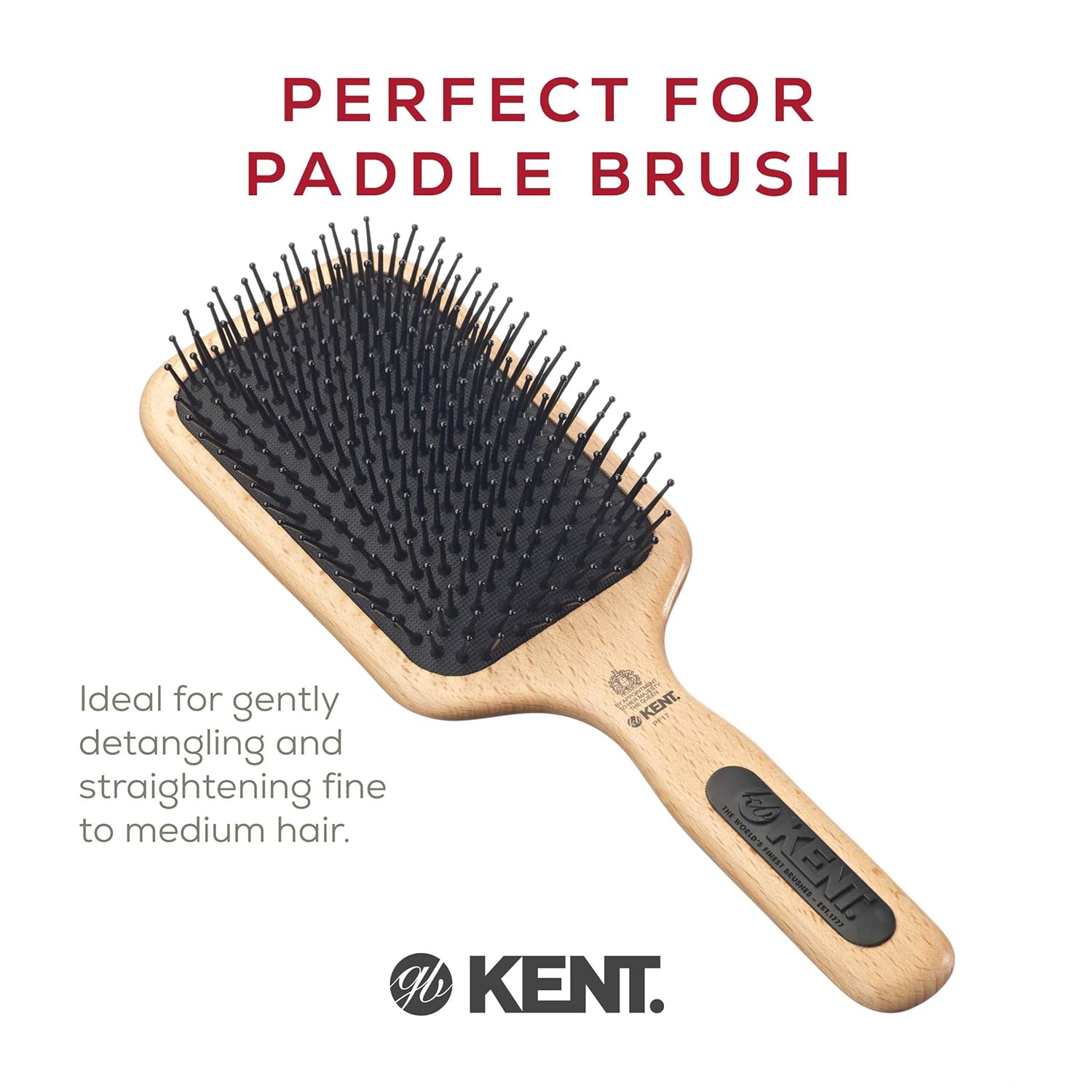 "Perfect For" Fine Pin Large Paddle Hair Brush