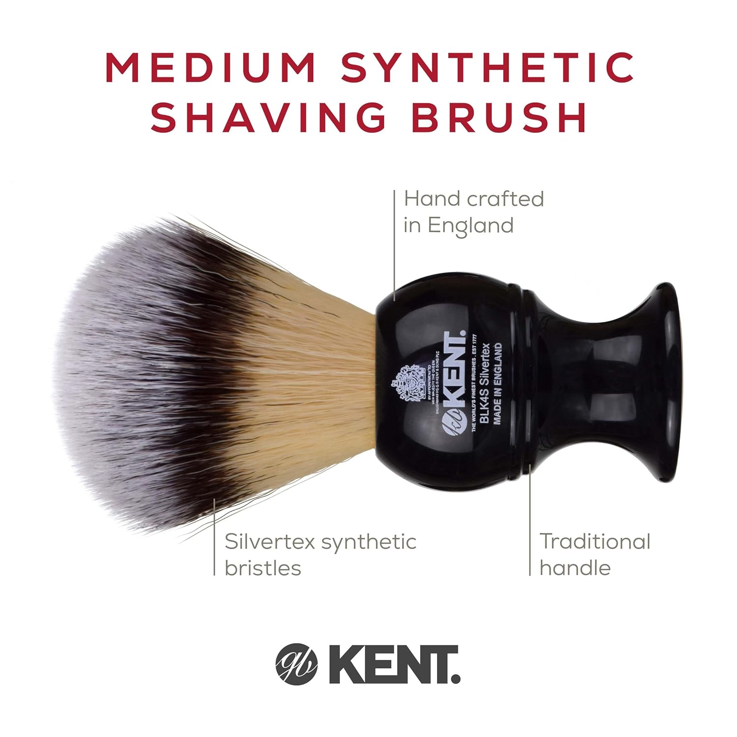 Shaving Brush Travel Small Size Bristles