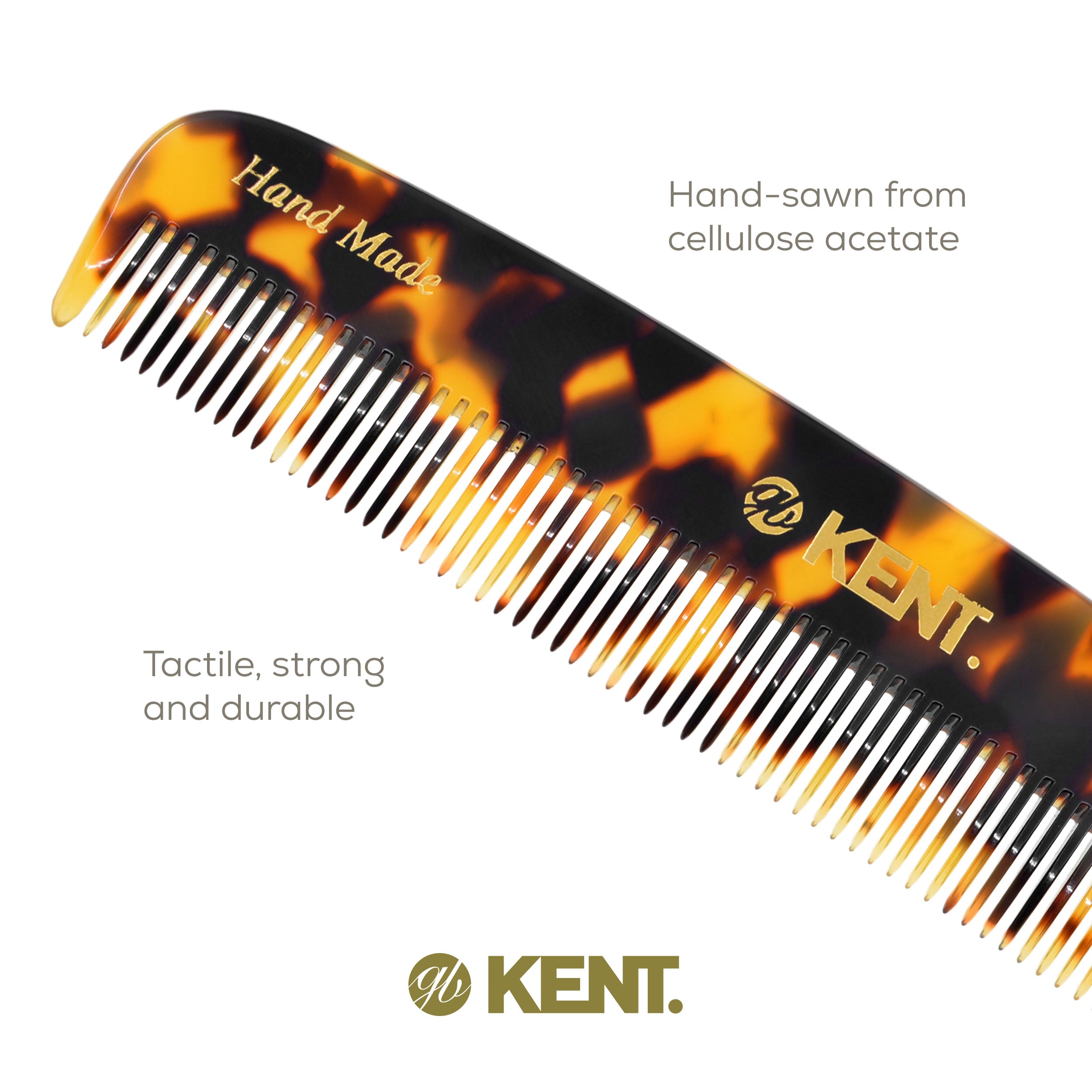 5.5" Handmade Fine Tooth Straightening Comb