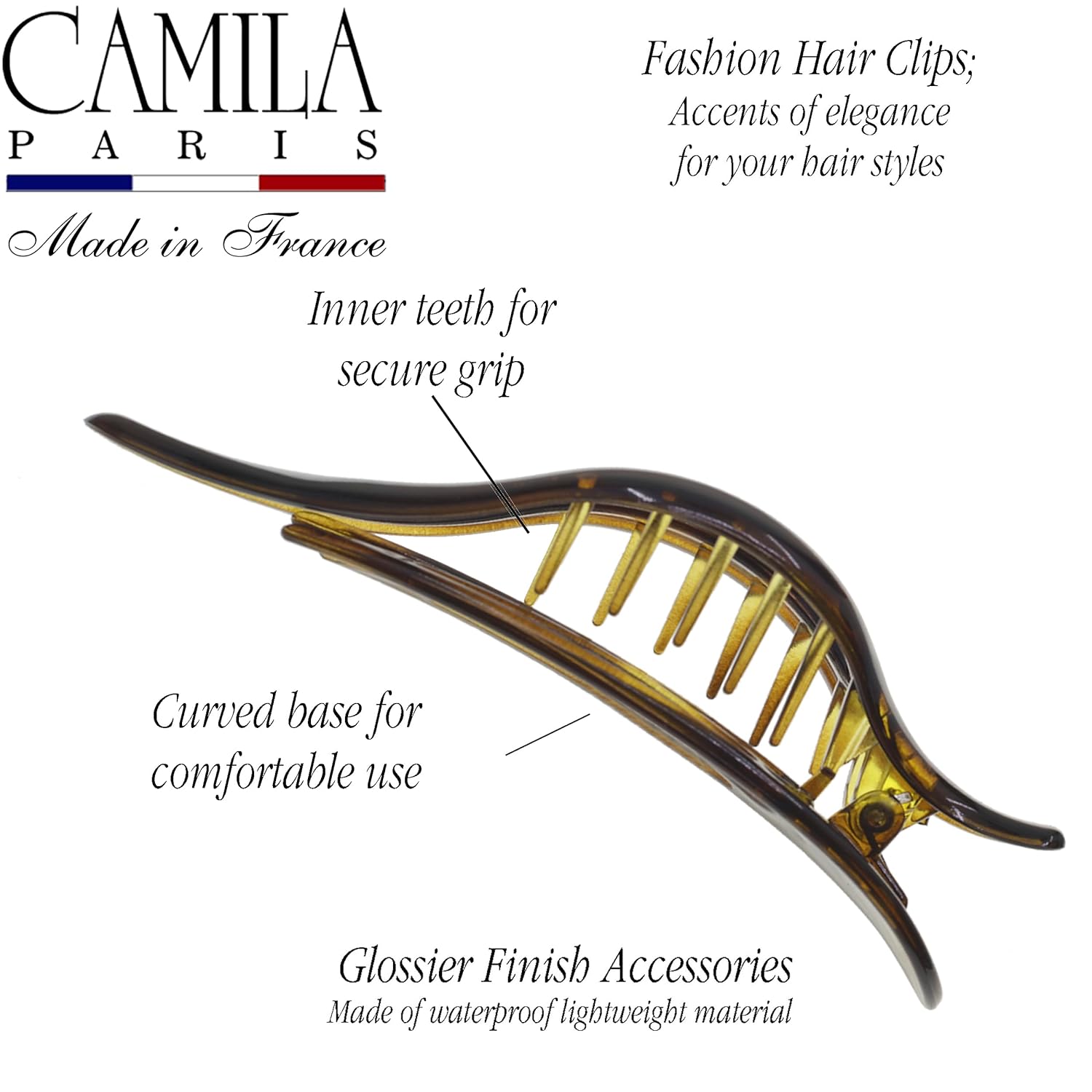 Camila Paris Hair Clips Pincer Slide