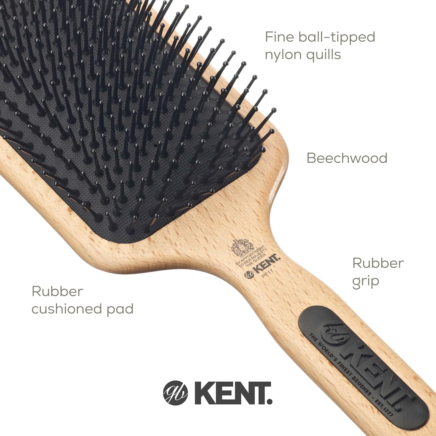 "Perfect For" Fine Pin Large Paddle Hair Brush