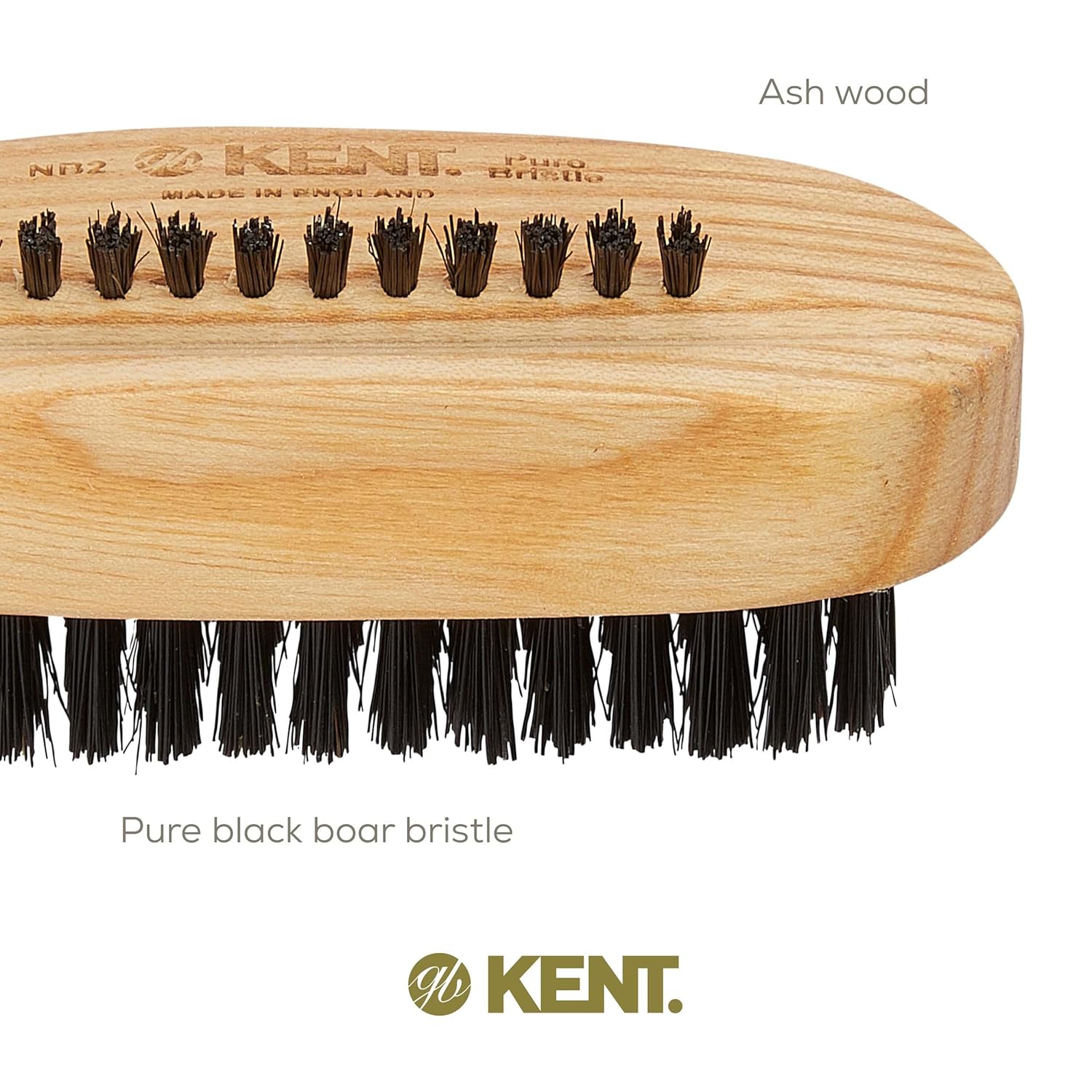 Natural Bristle Double Sided Nail Brush