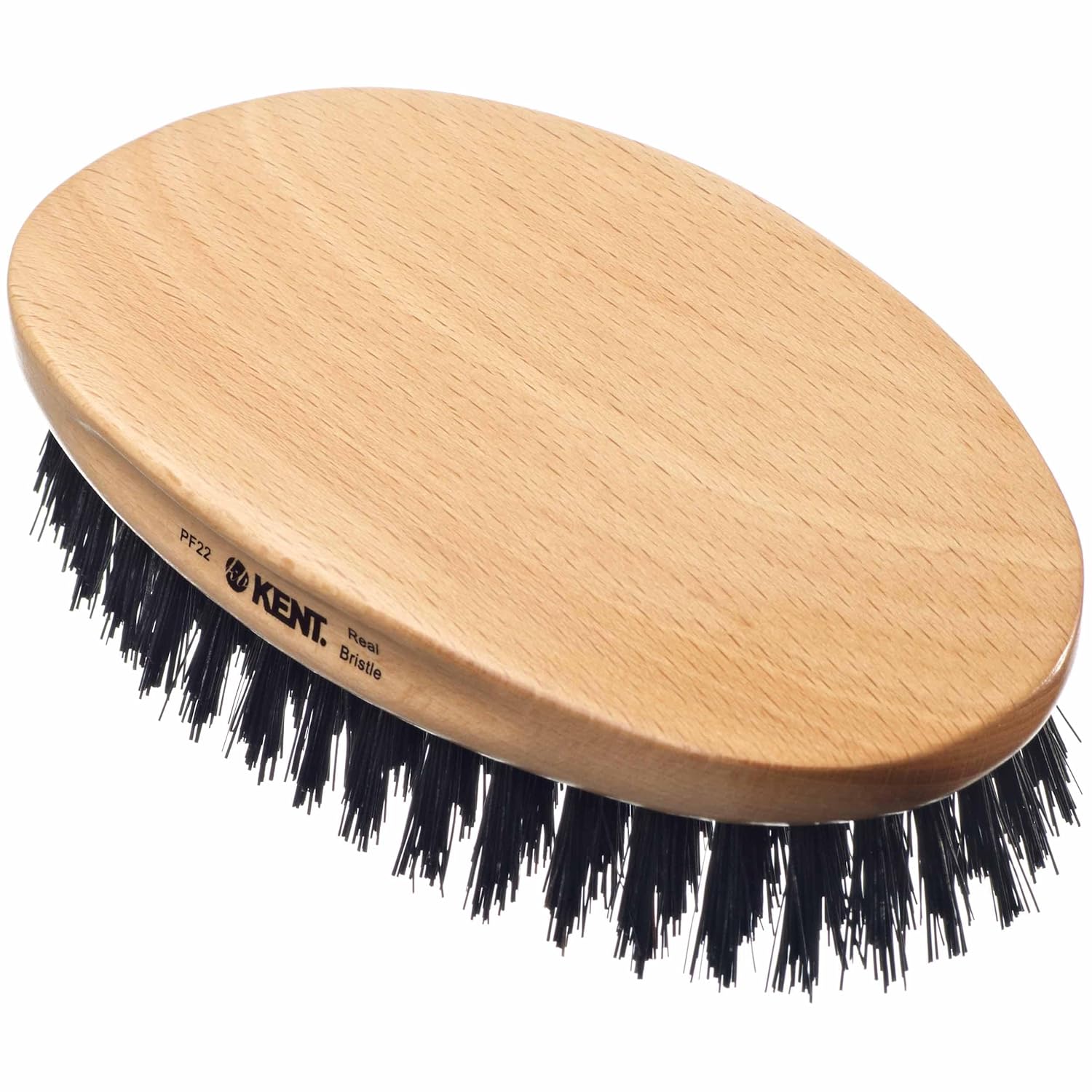 "Perfect For" Nylon Bristle and Boar Bristle Military Hair Brush