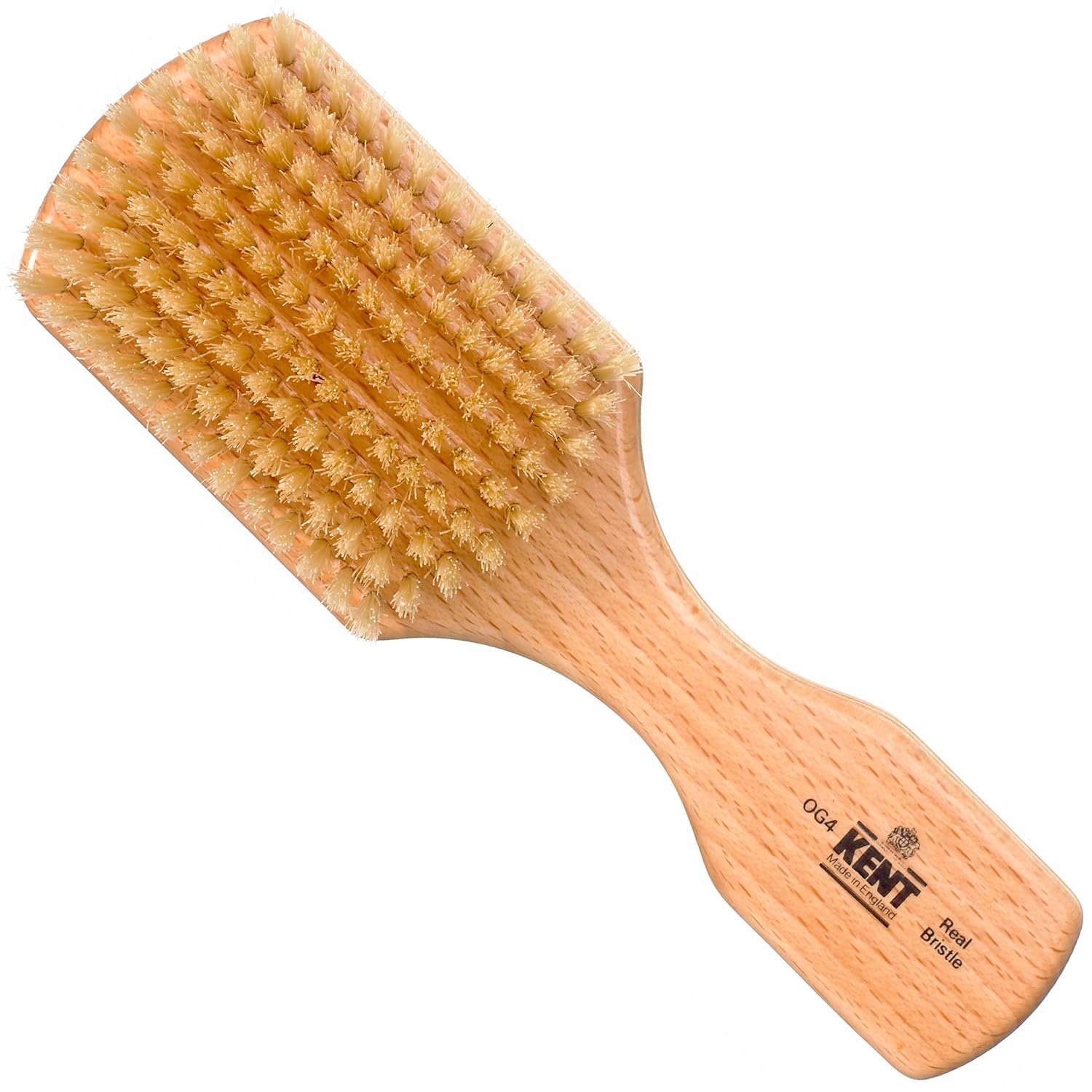Mens Finest White Boar Bristle Club Hair Brush