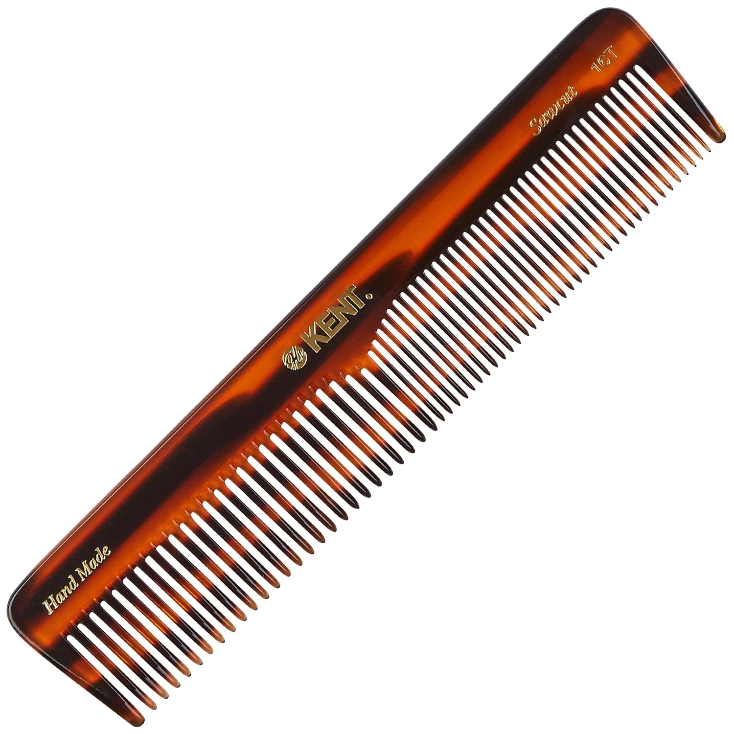 7.2" Handmade Fine and Wide Tooth Detangling Comb