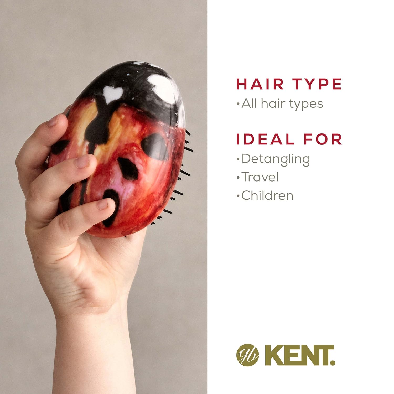 Pebble Shampoo and Scalp Massaging Detangling Hair Brush