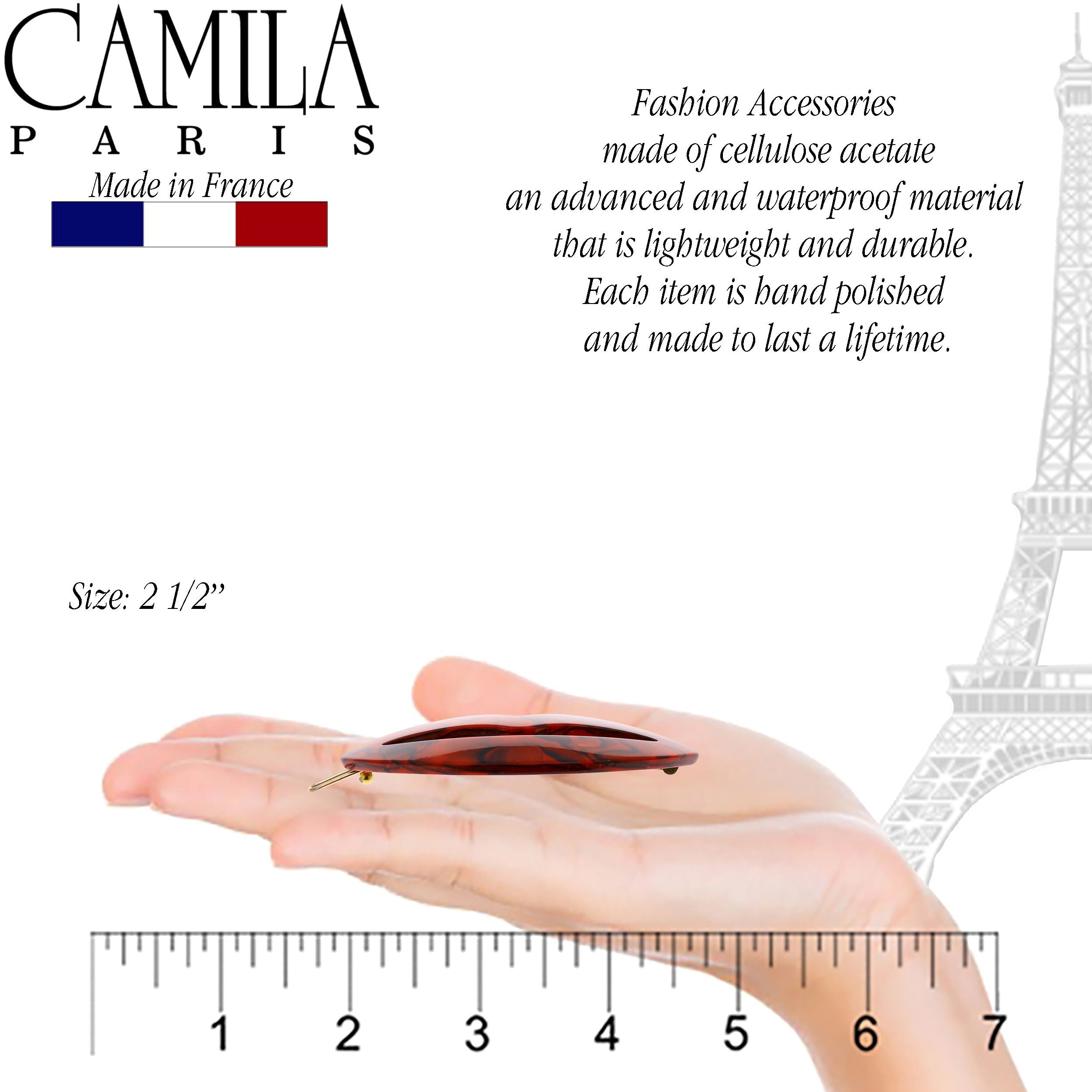 Camila Paris Hair Barrettes Handmade Kiss