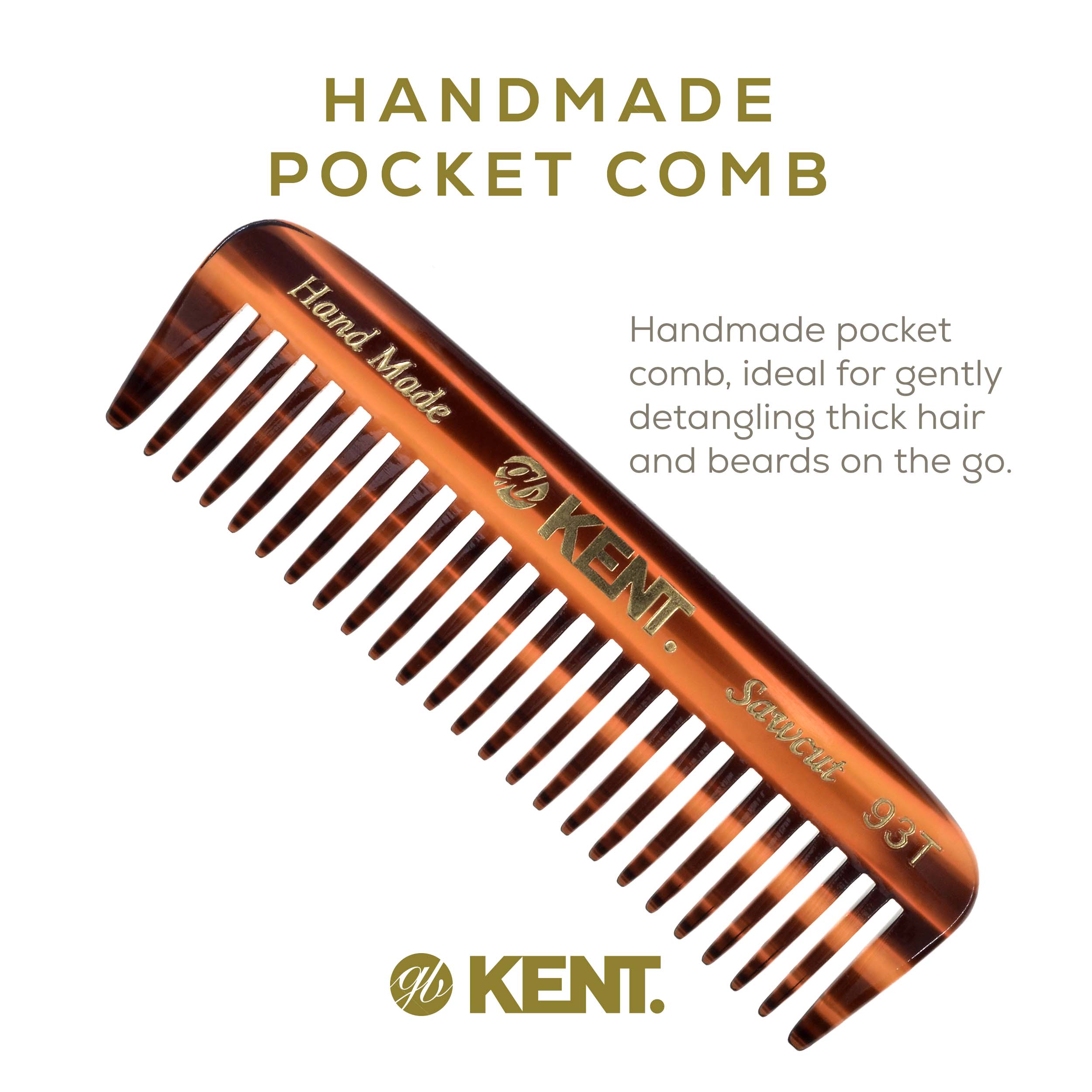 Mini Wide Tooth Detangling Beard Comb