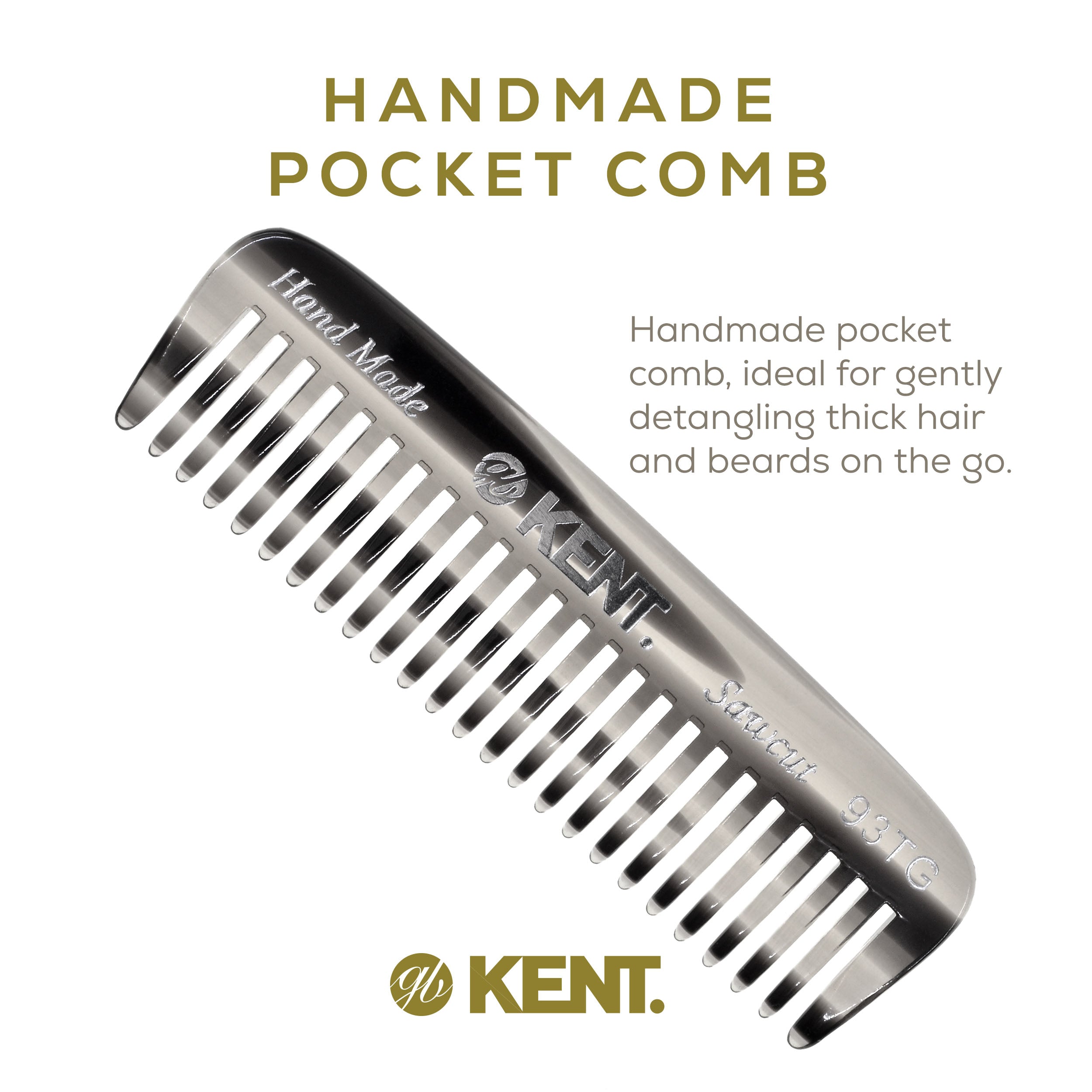 Mini Wide Tooth Detangling Beard Comb