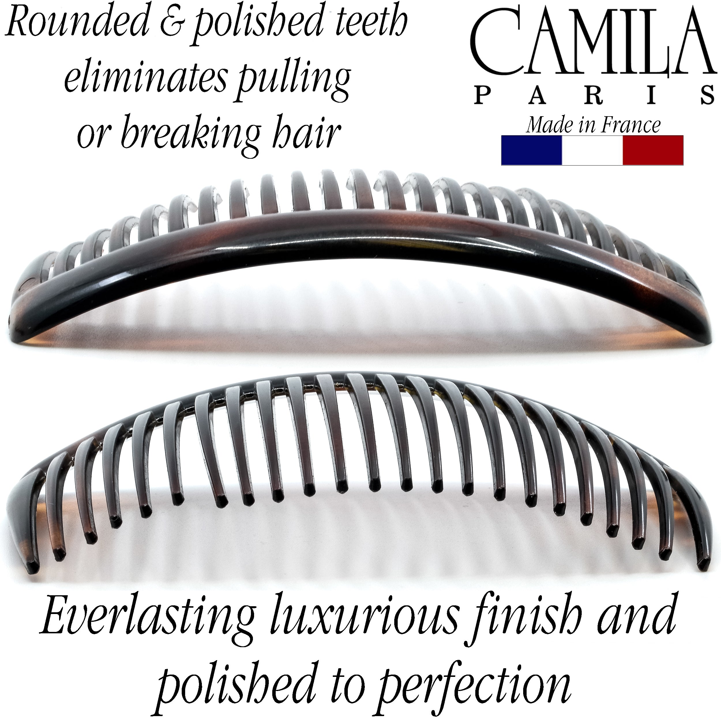 Camila Paris Hair Side Combs Bowed Pair