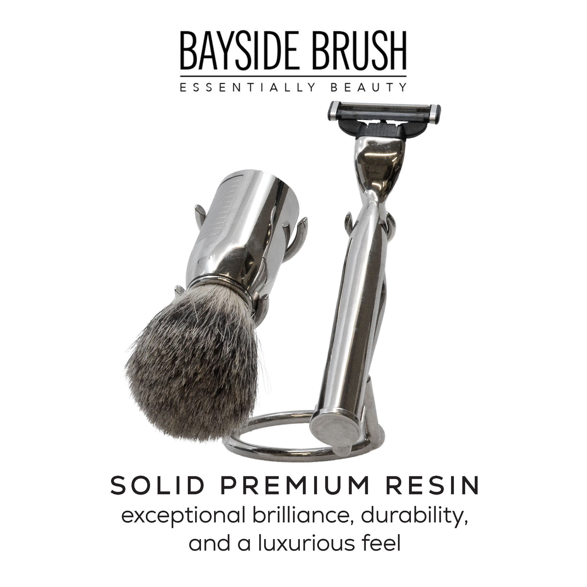 Italian Chrome Shaving Set