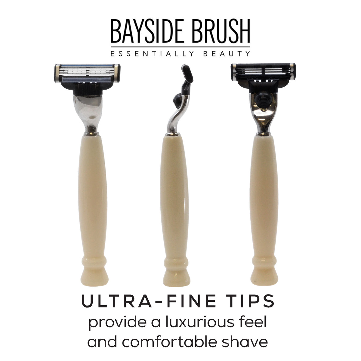 Italian Resin Shaving Set & Mach3-Compatible Razor - Demidoff