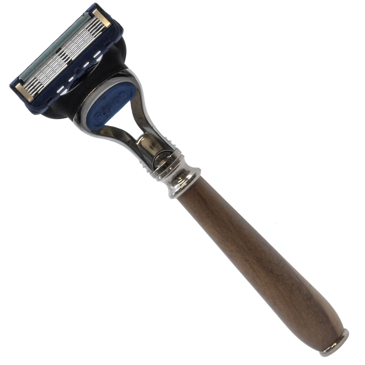 Italian Wood Resin Fusion5-Compatible Razor