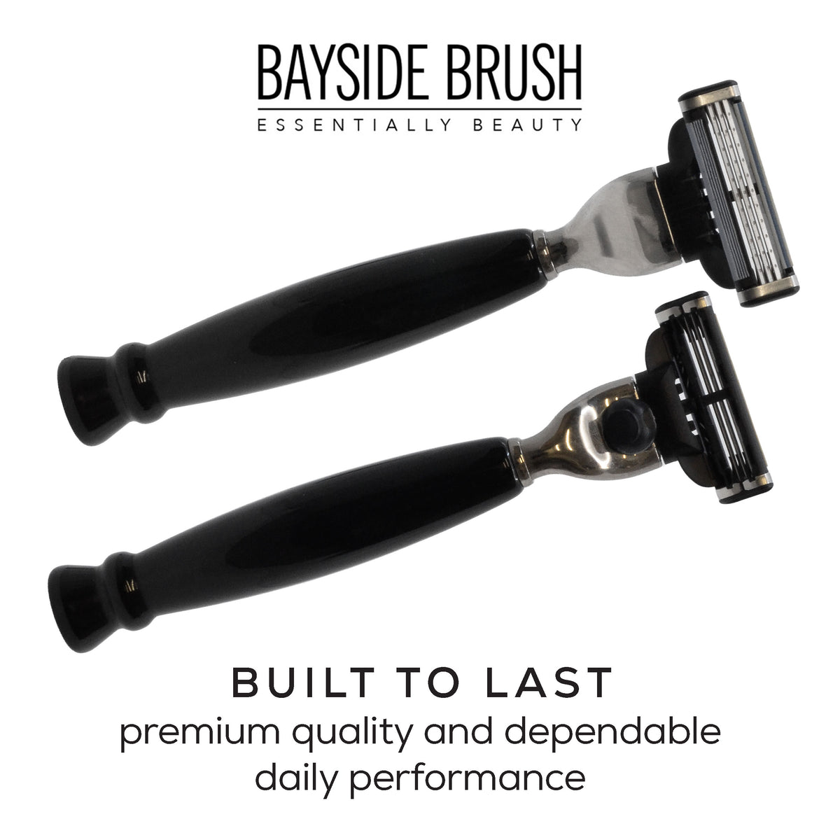 Italian Resin Shaving Set & Mach3-Compatible Razor - Demidoff