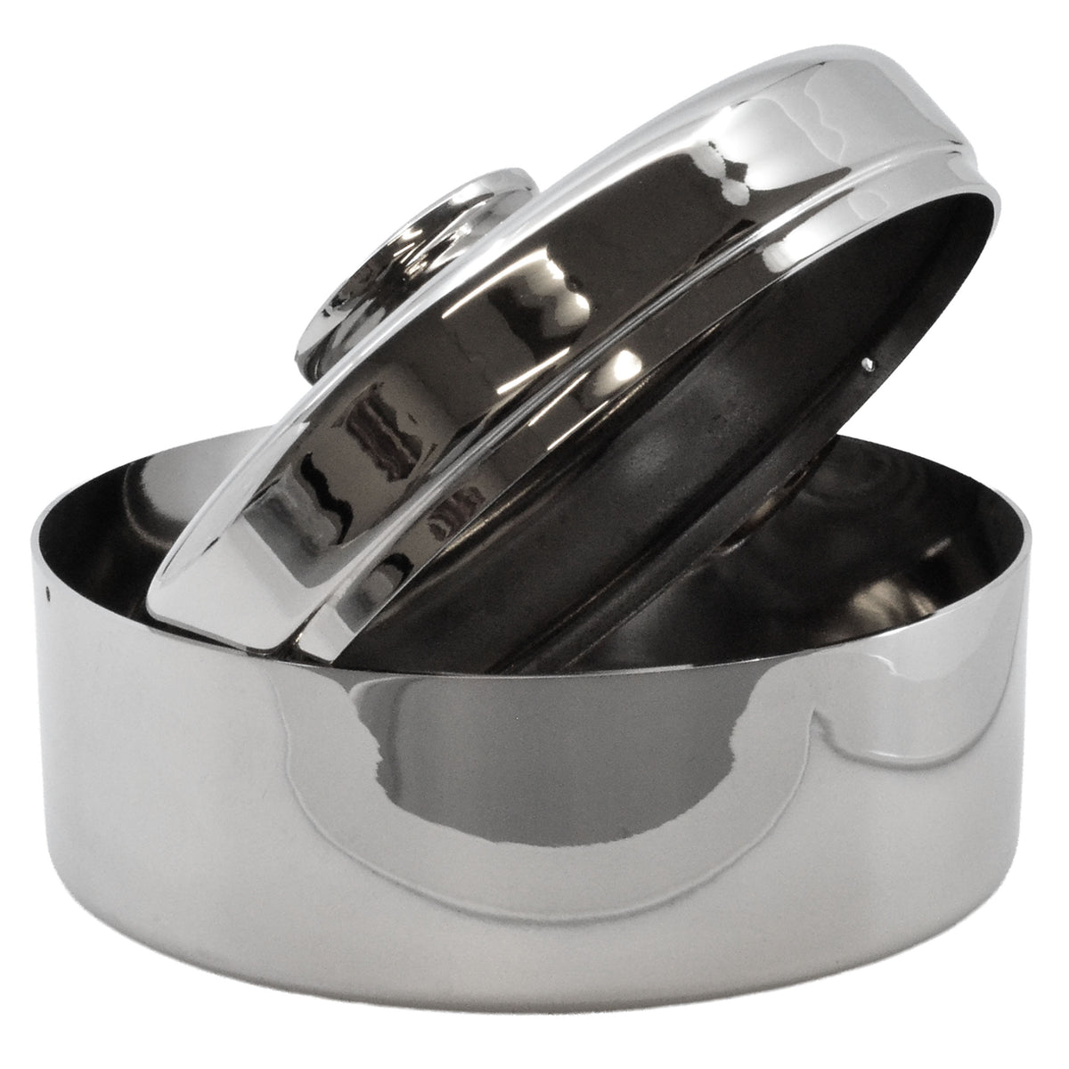 Italian Chrome Shaving Soap Bowl