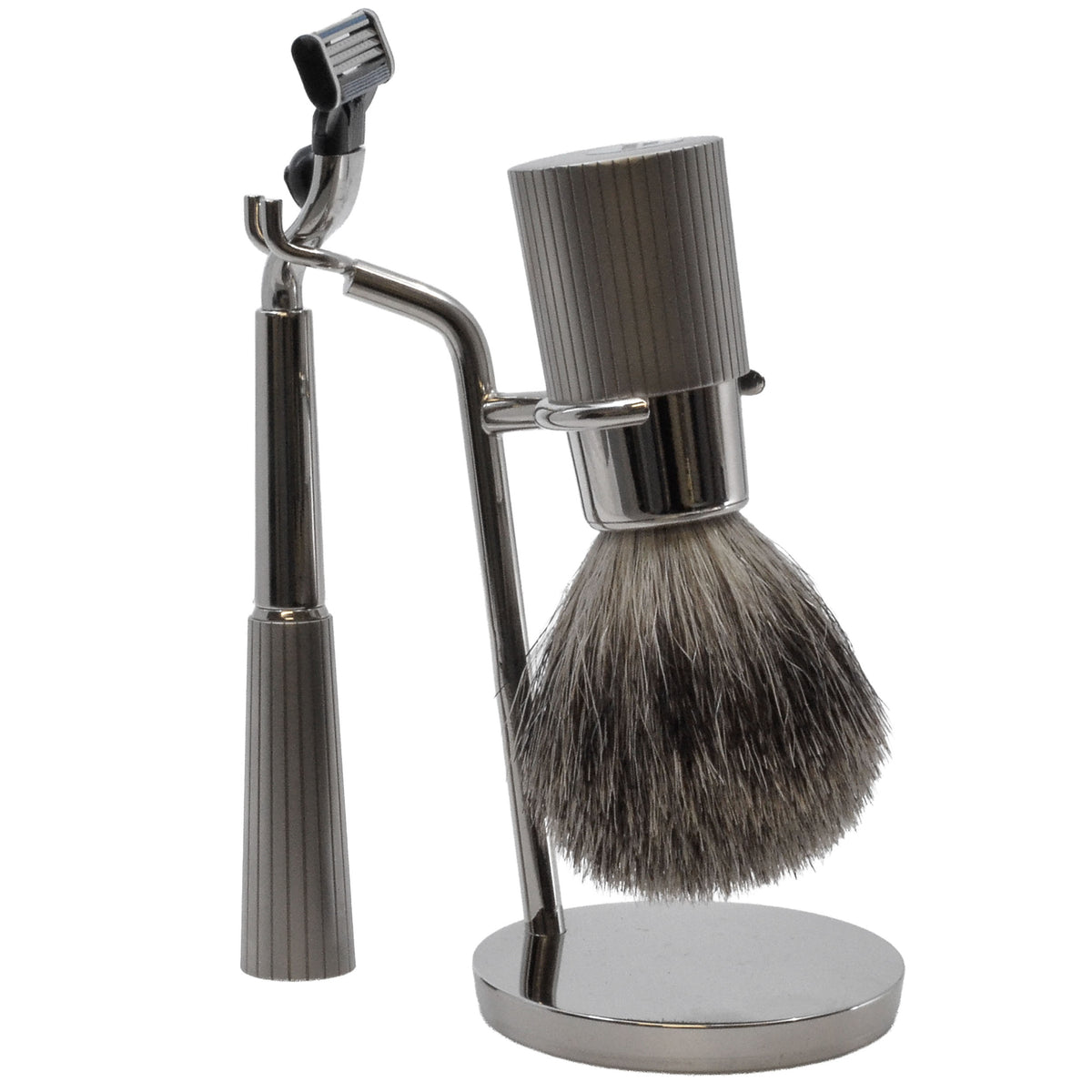 Italian Chrome Shaving Set
