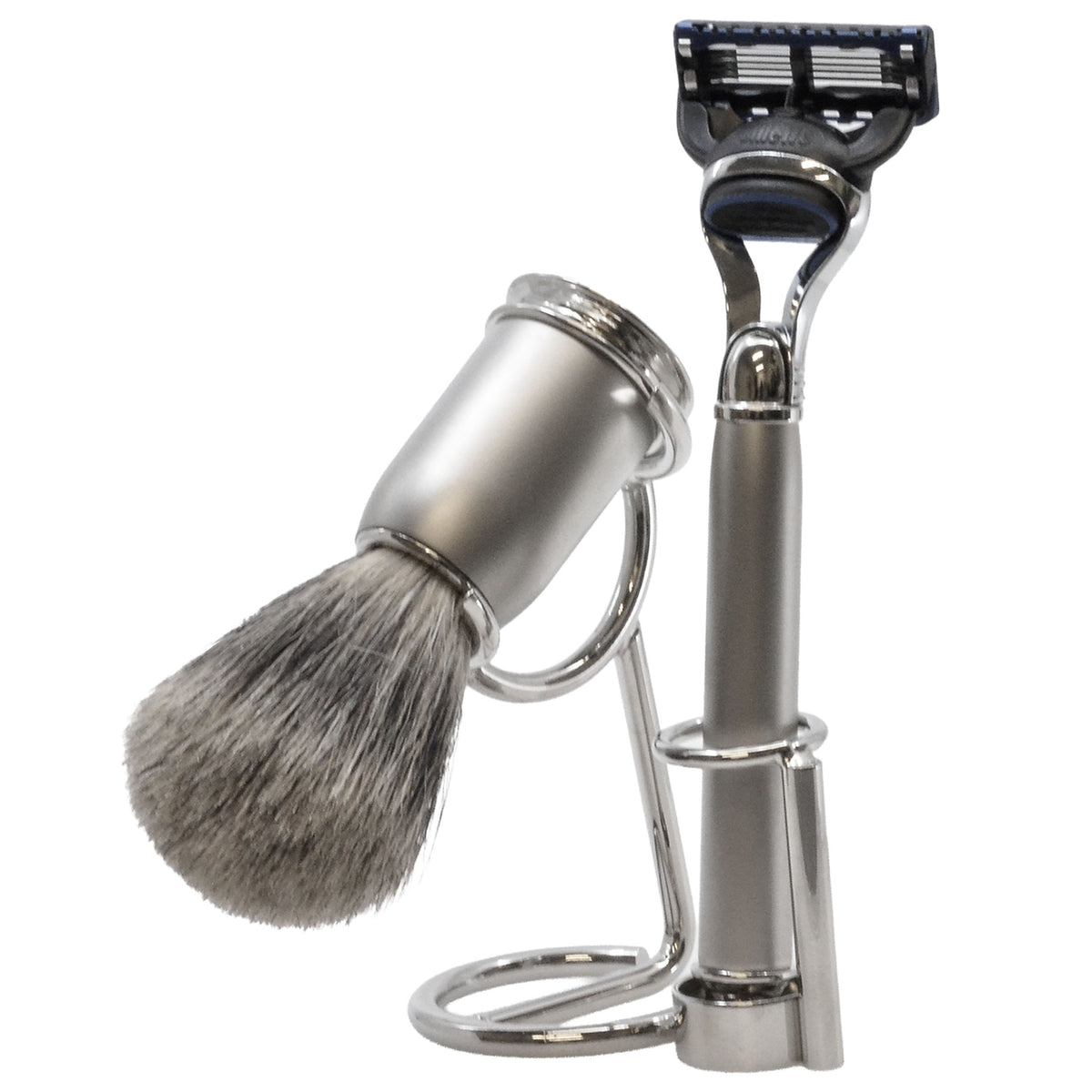 Italian Chrome Shaving Set