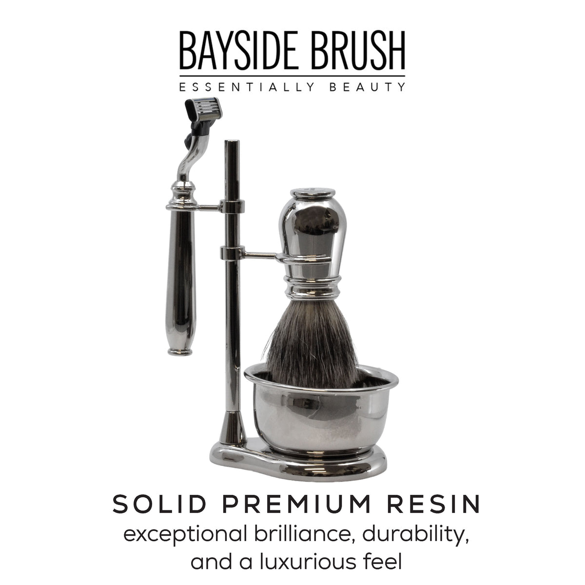 Italian Chrome Shaving Set