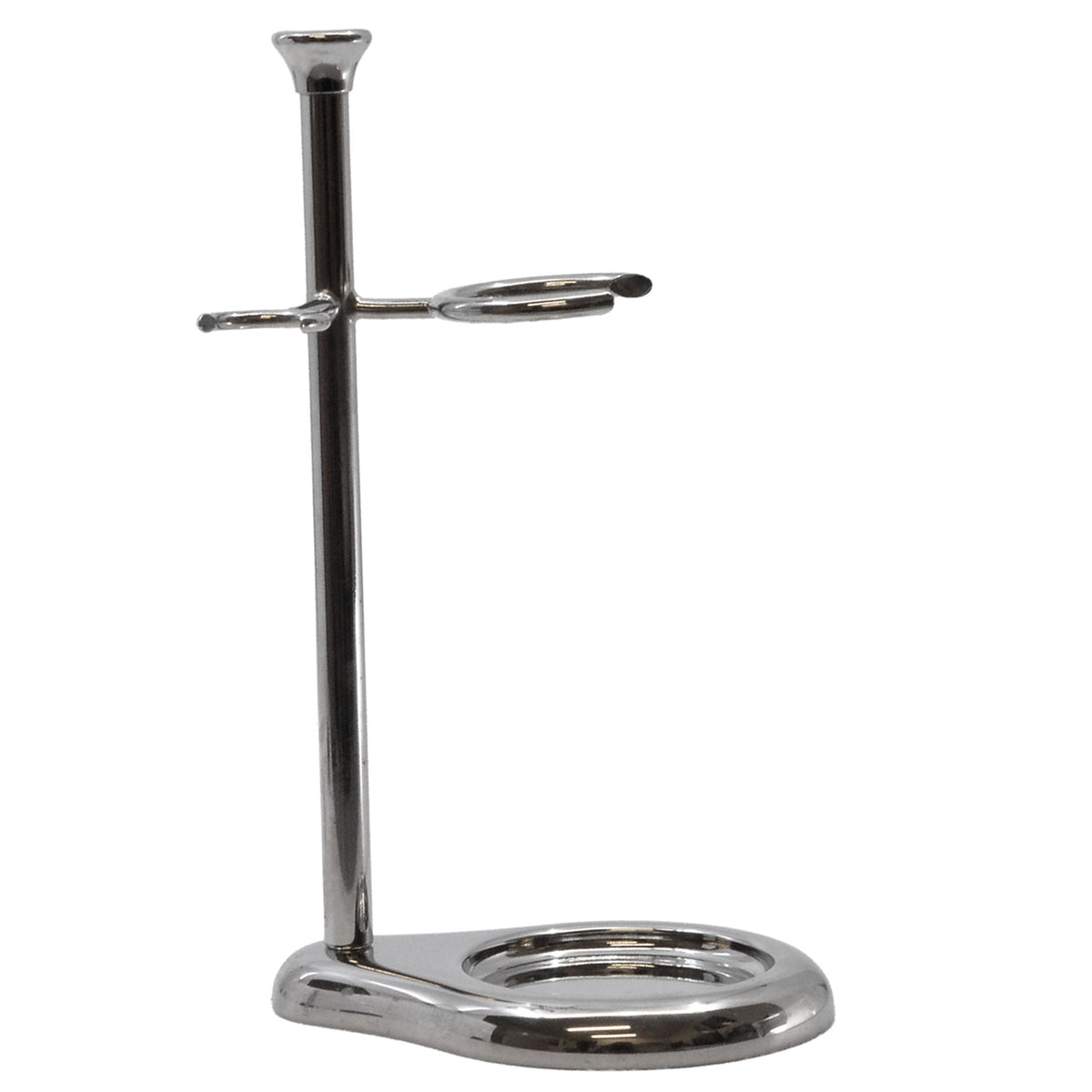 Chrome Razor & Brush Stand