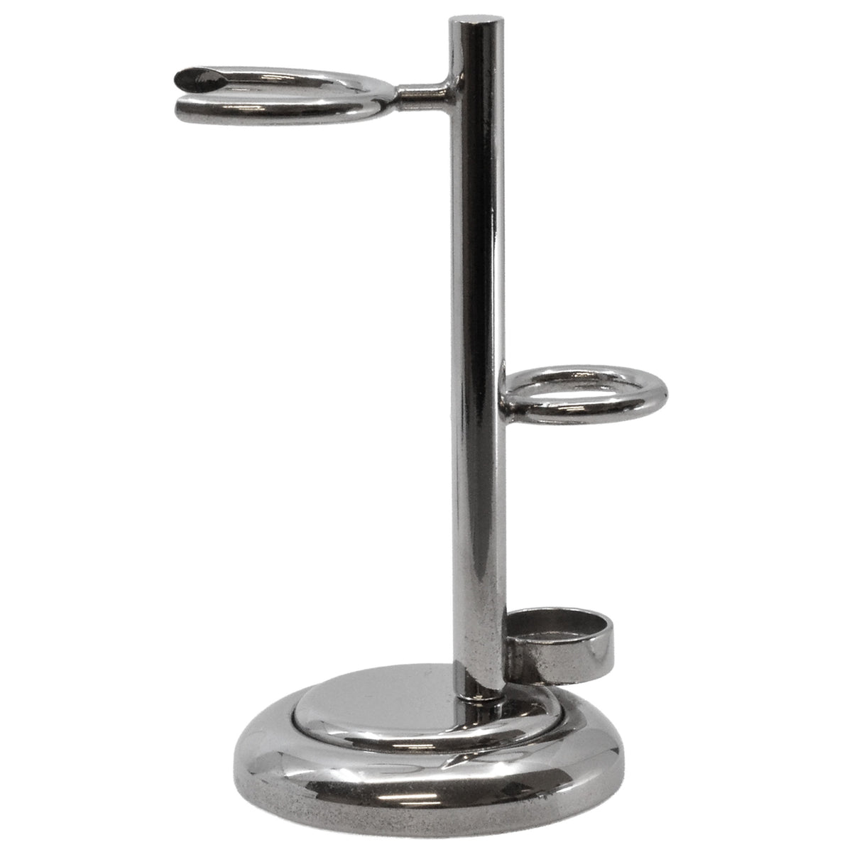 Chrome Razor & Brush Stand