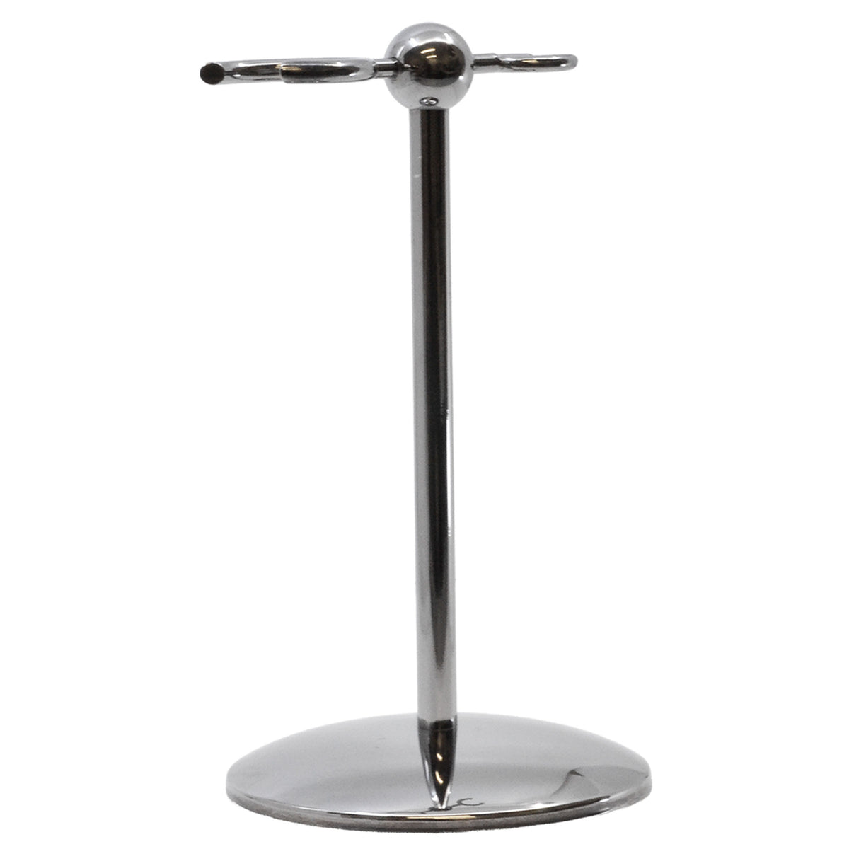 Chrome Razor & Brush Stand