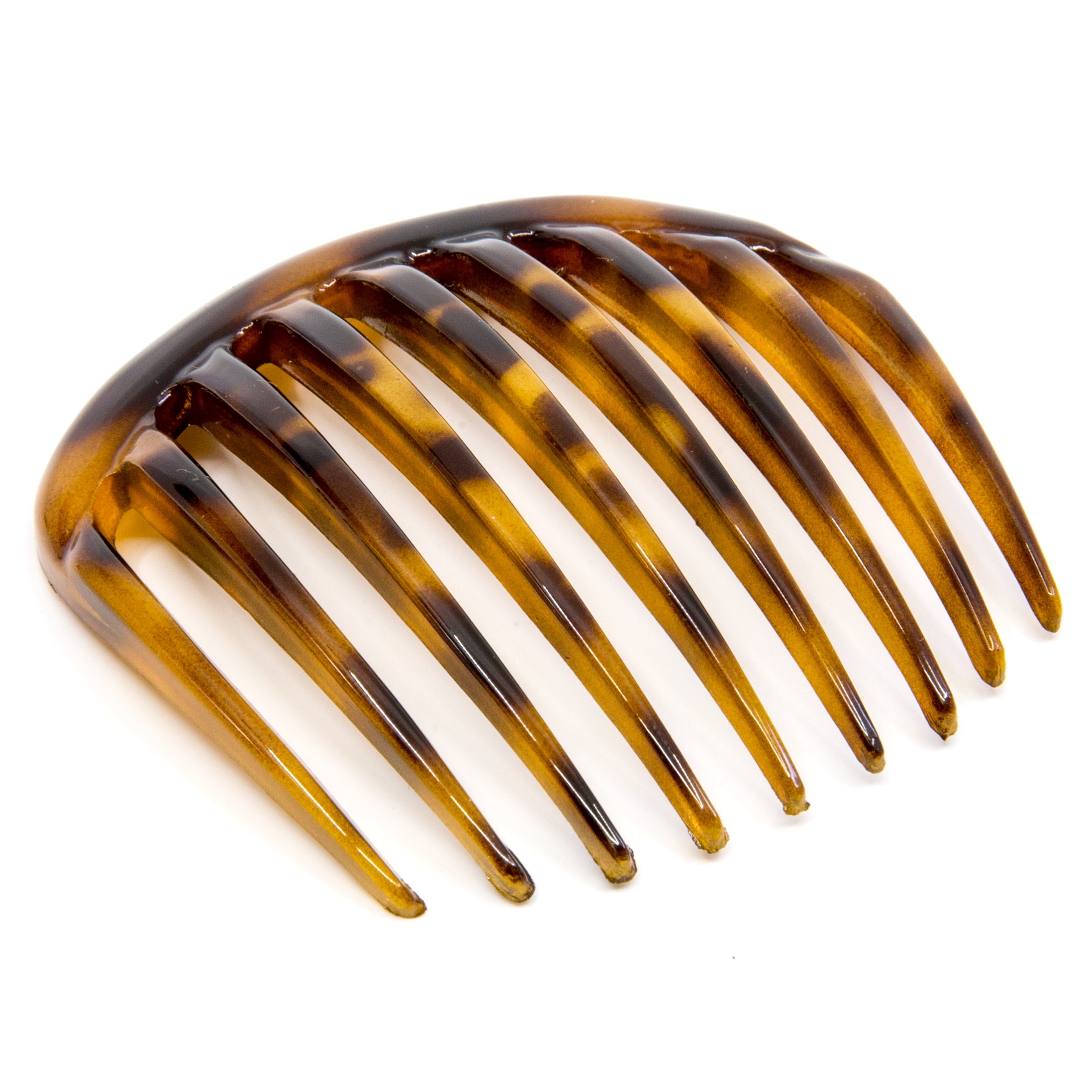 Camila Paris Small Decorative Round Hair Side Comb. Made in France