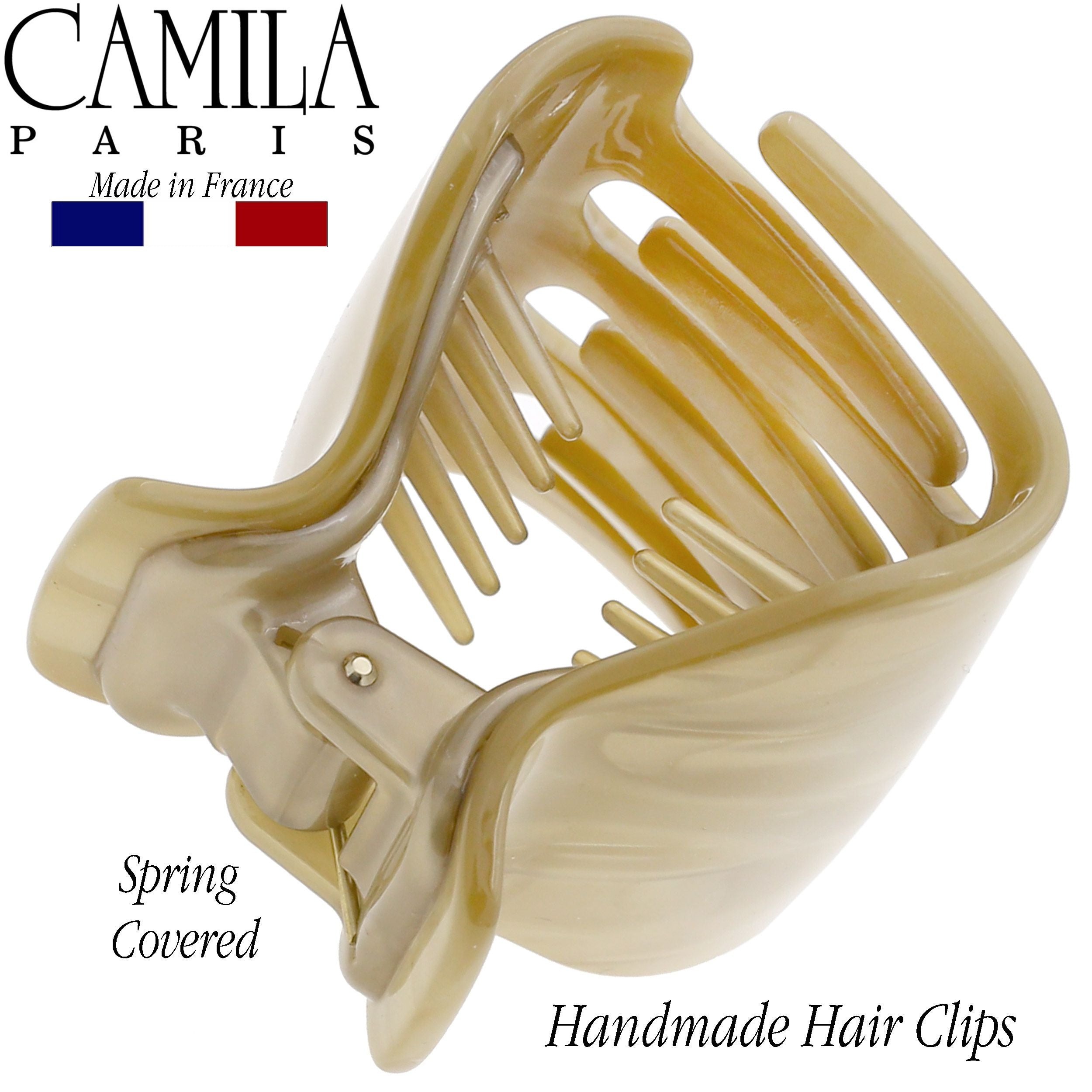 Camila Paris Hair Clips Classic Covered Spring