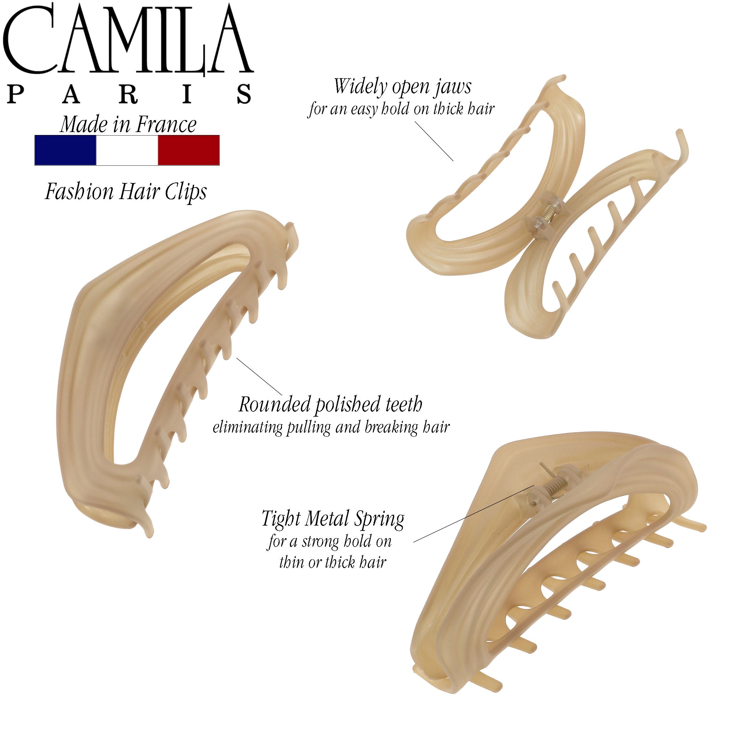 Camila Paris Hair Clips Large Oval Cutout