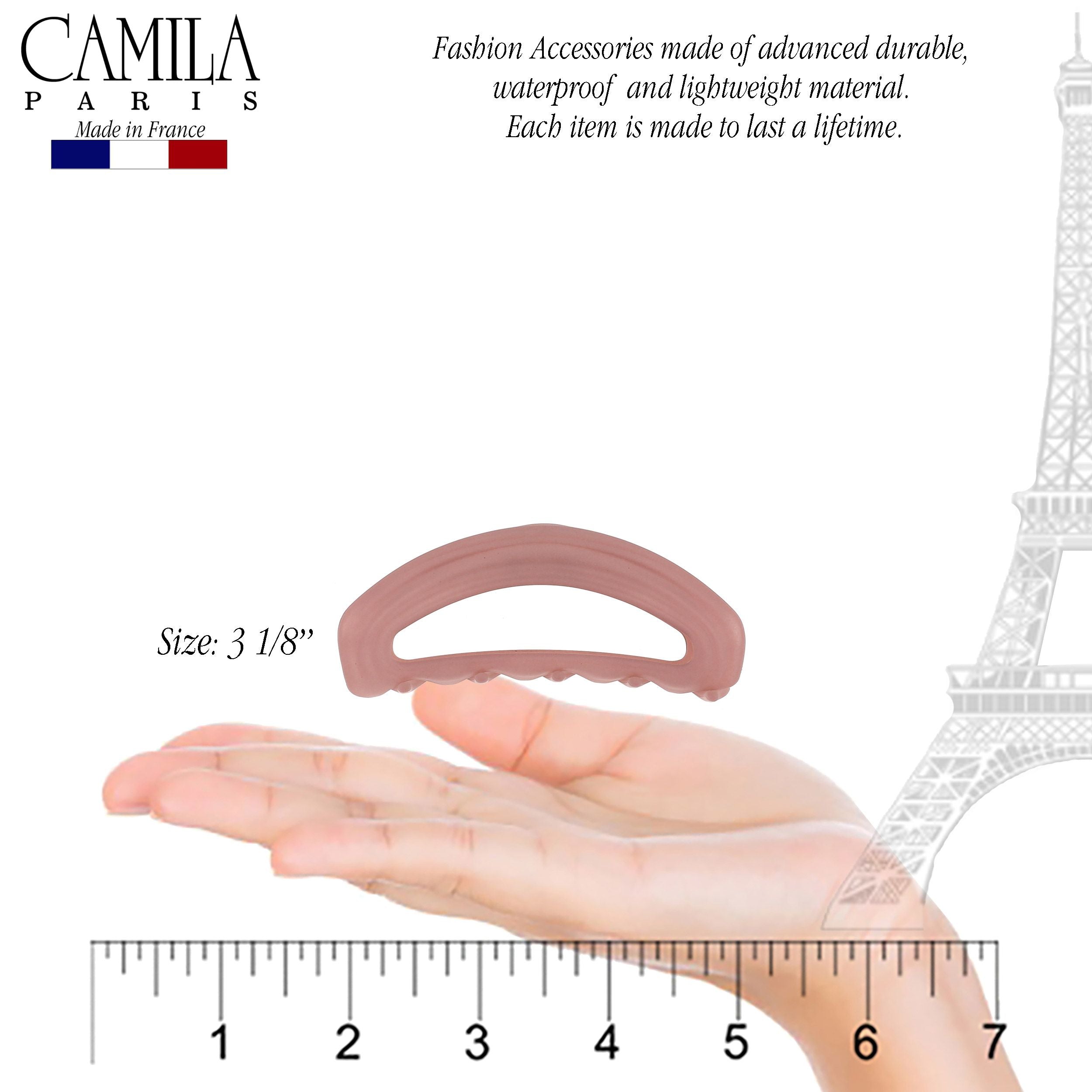 Camila Paris Hair Clips Large Oval Cutout