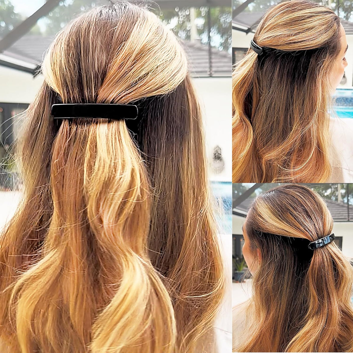Round Edge No-Slip Barrette