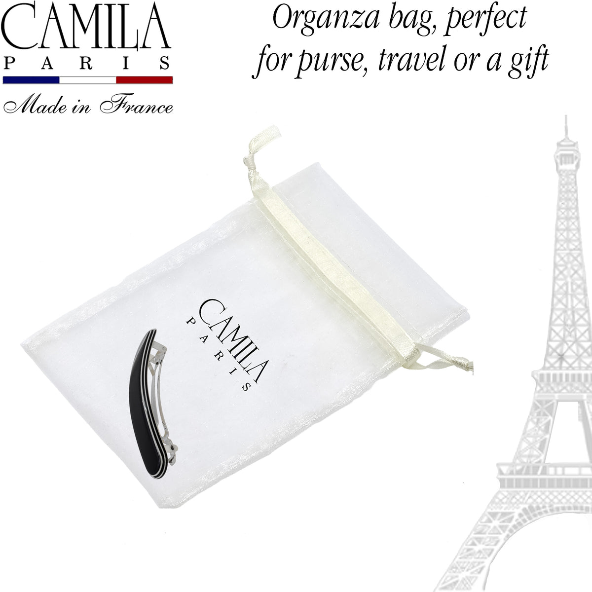 Handmade Automatic Barrette - Colette