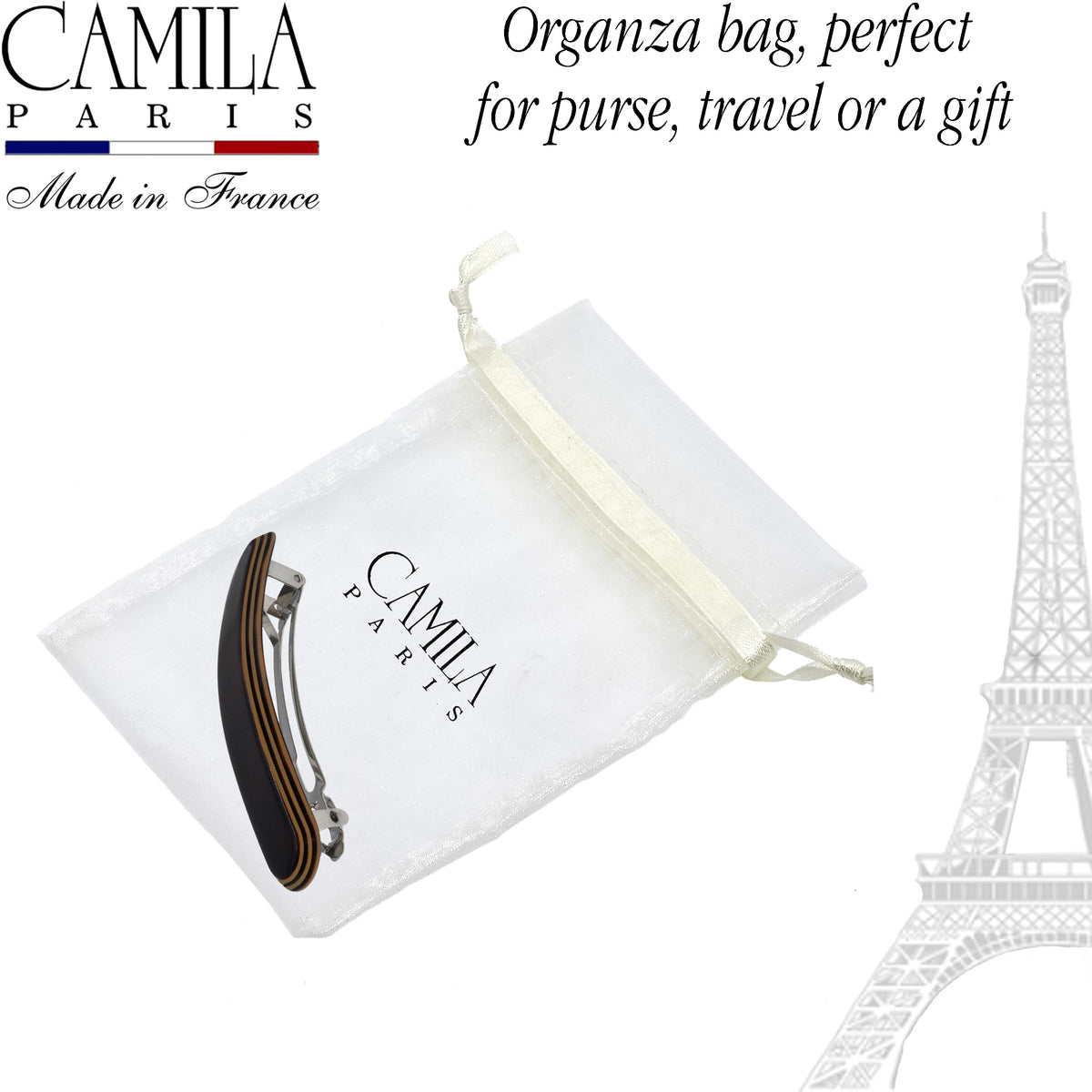 Handmade Automatic Barrette - Colette
