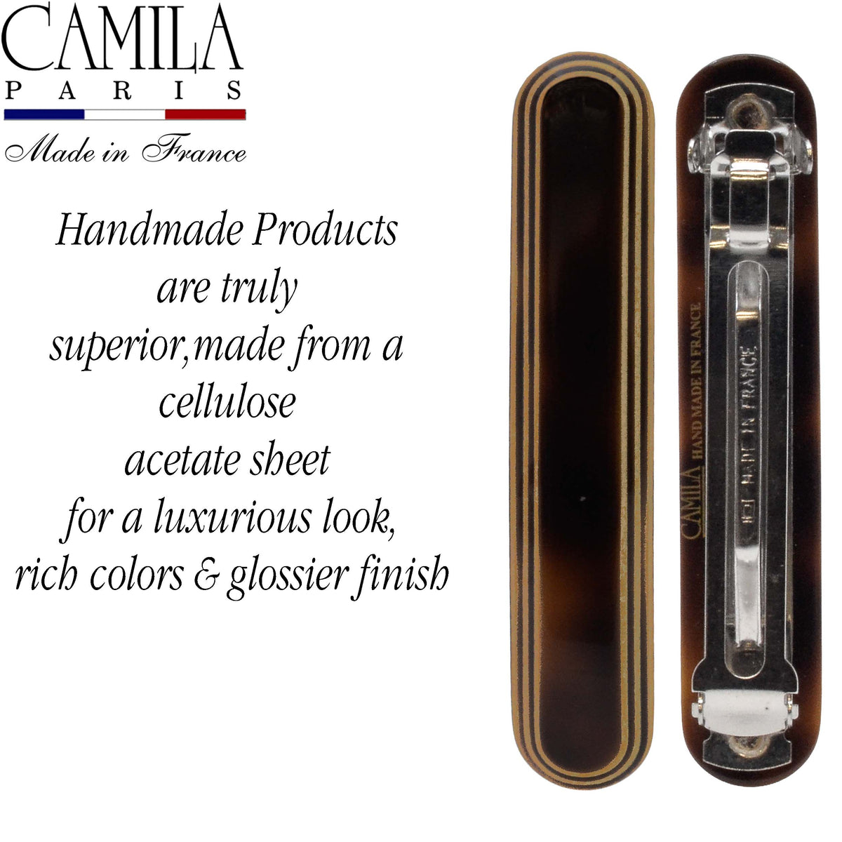 Handmade Automatic Barrette - Colette