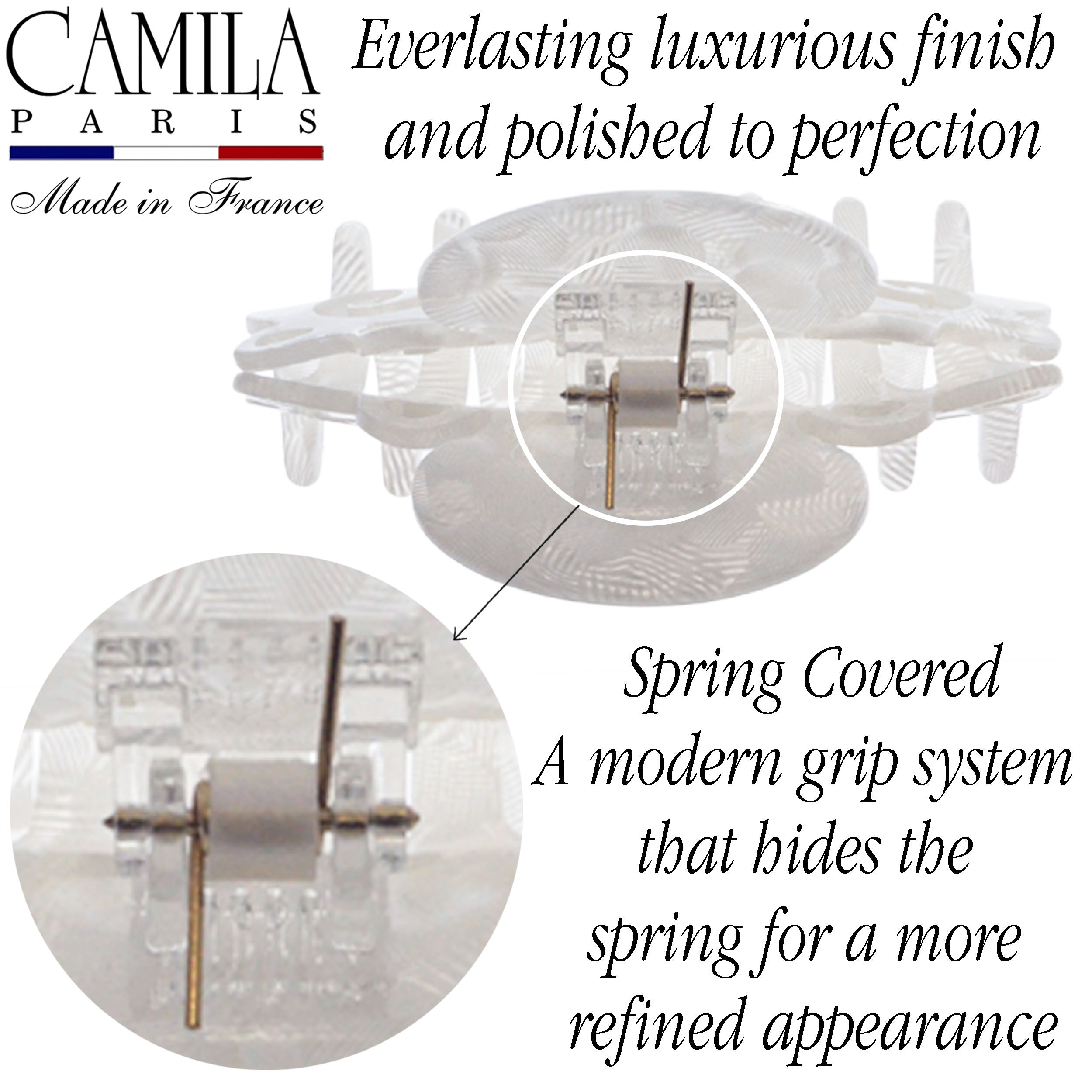 Camila Paris Handmade Volume Spring Cover Hair Clip