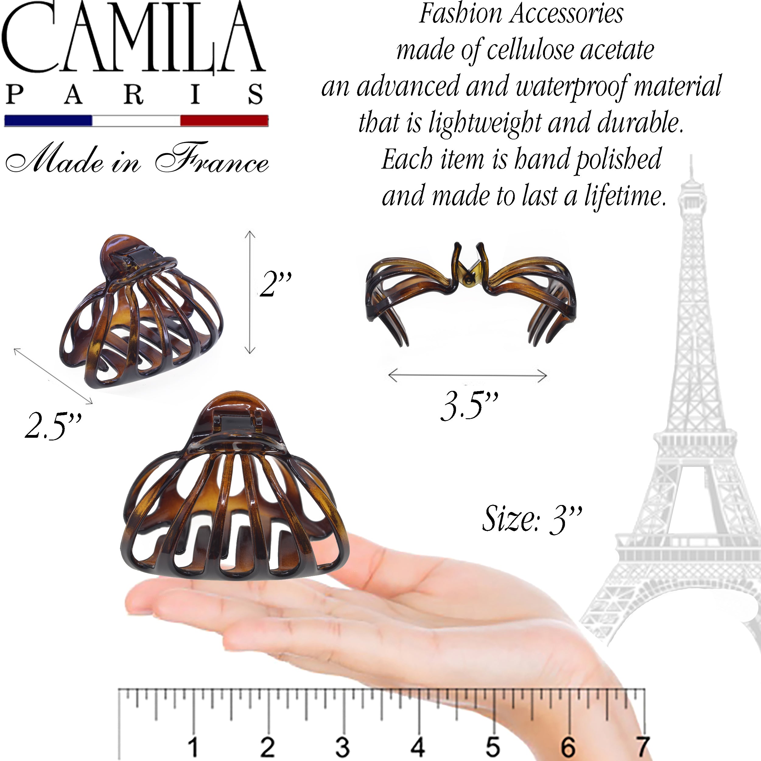 Camila Paris Octopus Hair Clips Drips Cutout