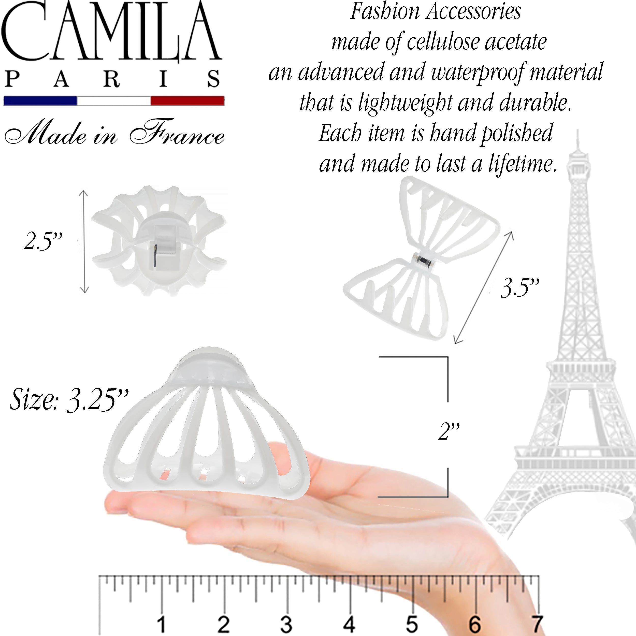Camila Paris Octopus Hair Clips Drips Cutout