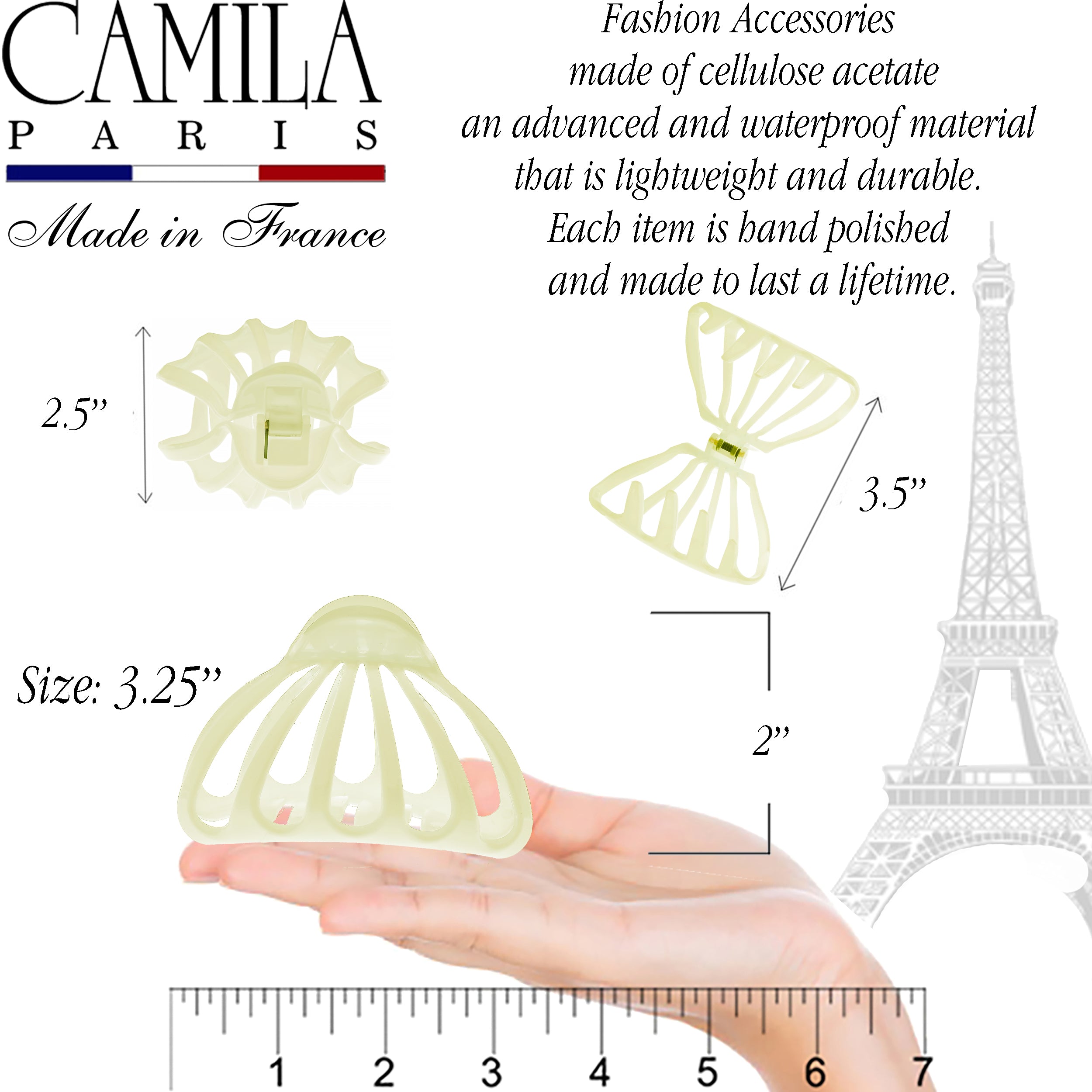 Camila Paris Octopus Hair Clips Drips Cutout