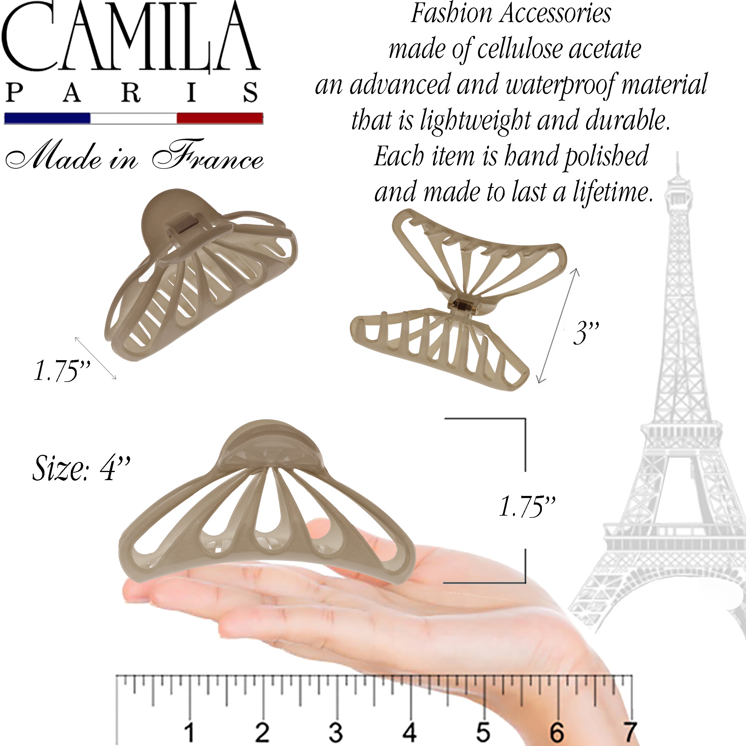 Camila Paris Octopus Hair Clips Drips Cutout