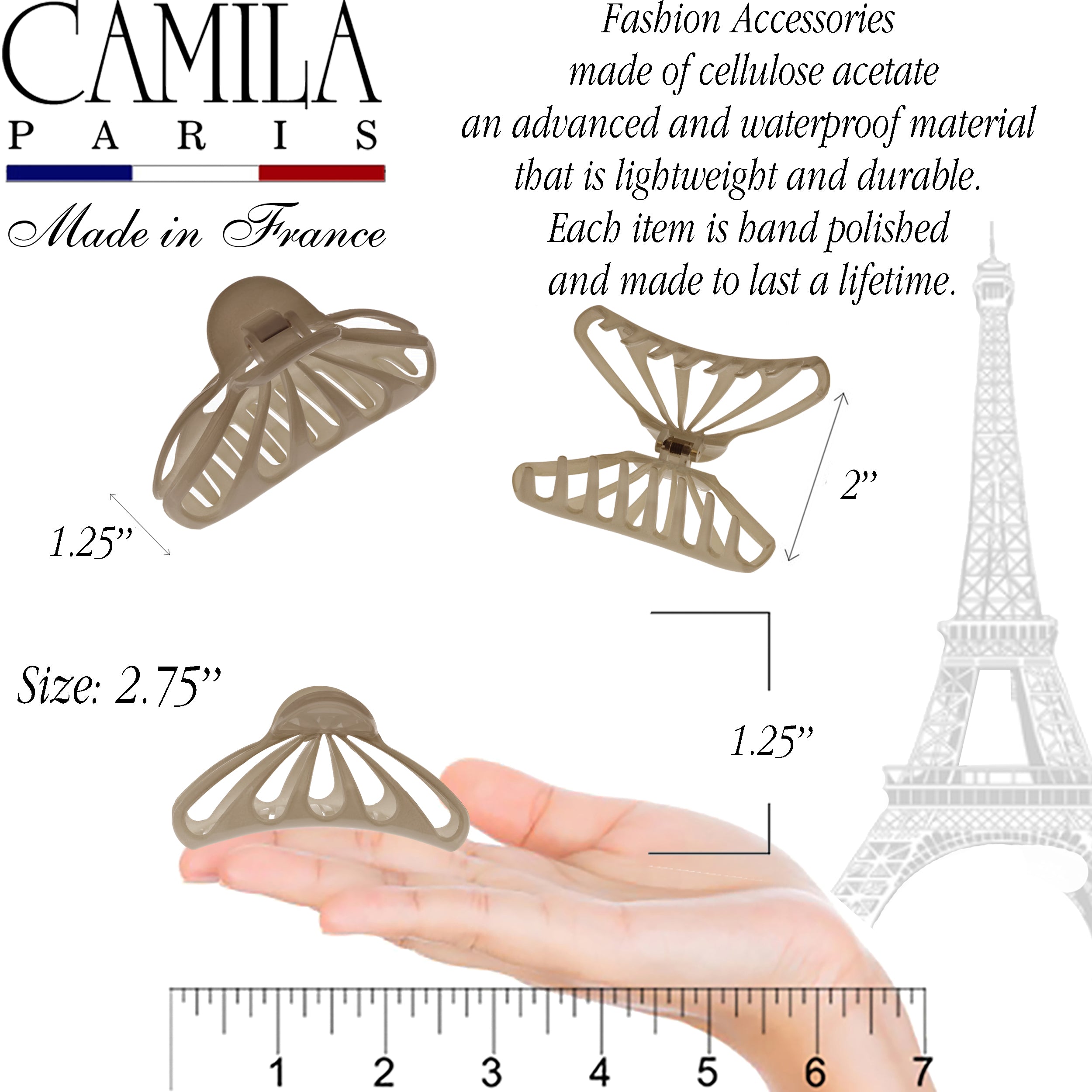 Camila Paris Octopus Hair Clips Drips Cutout